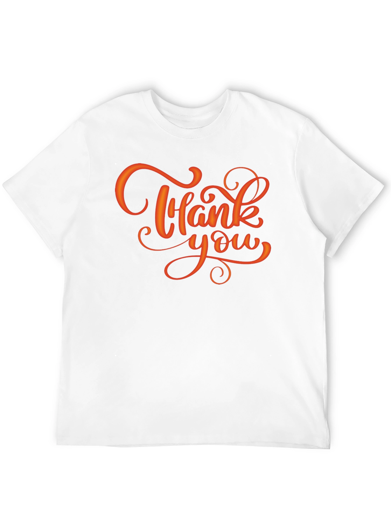 Thank You Script Black T-Shirt