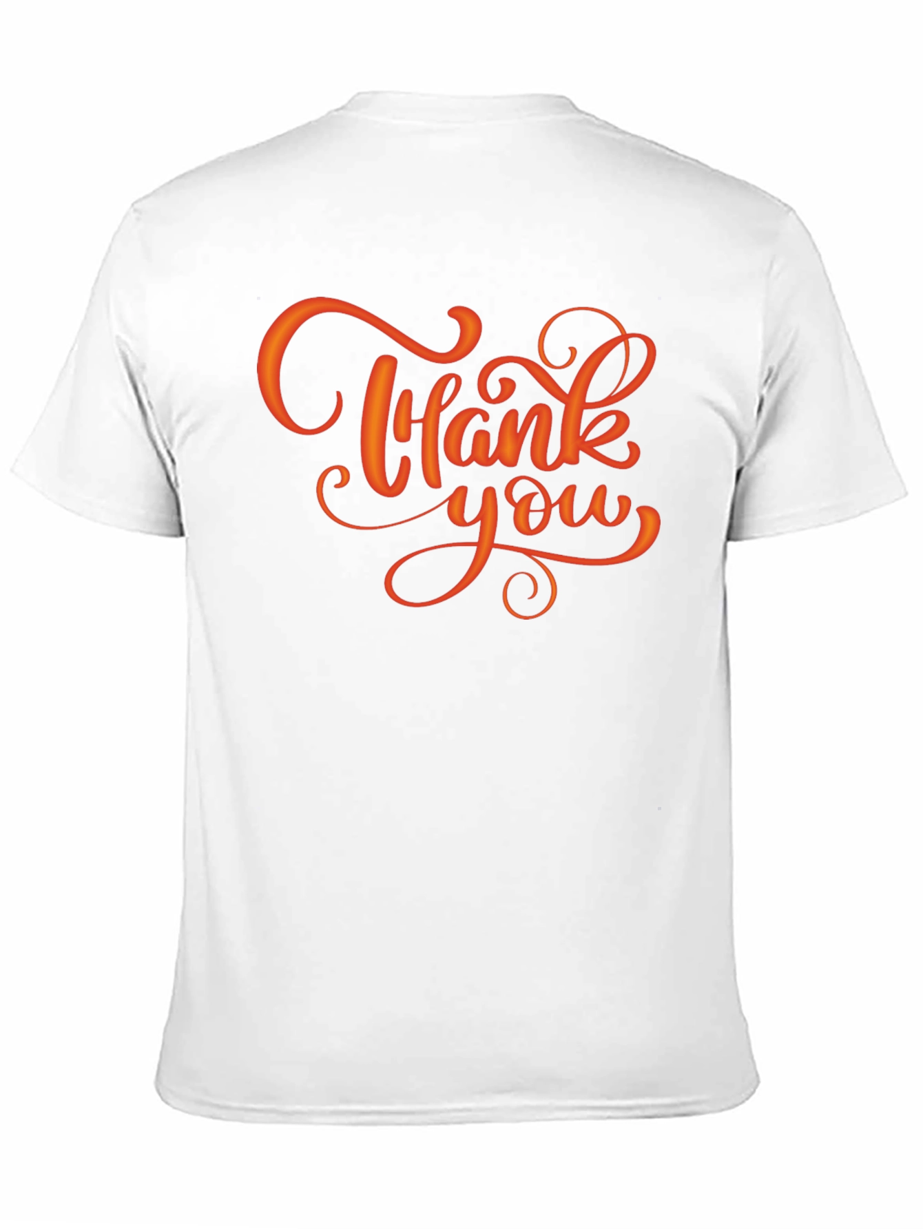 Thank You Script Black T-Shirt