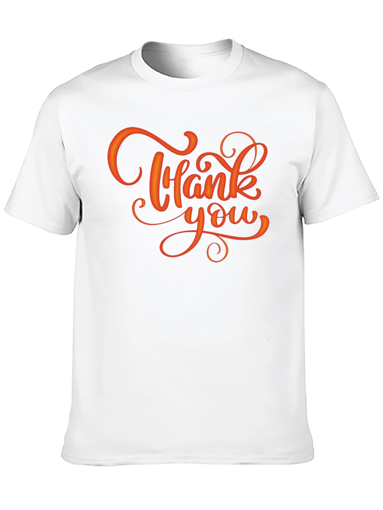 Thank You Script Black T-Shirt