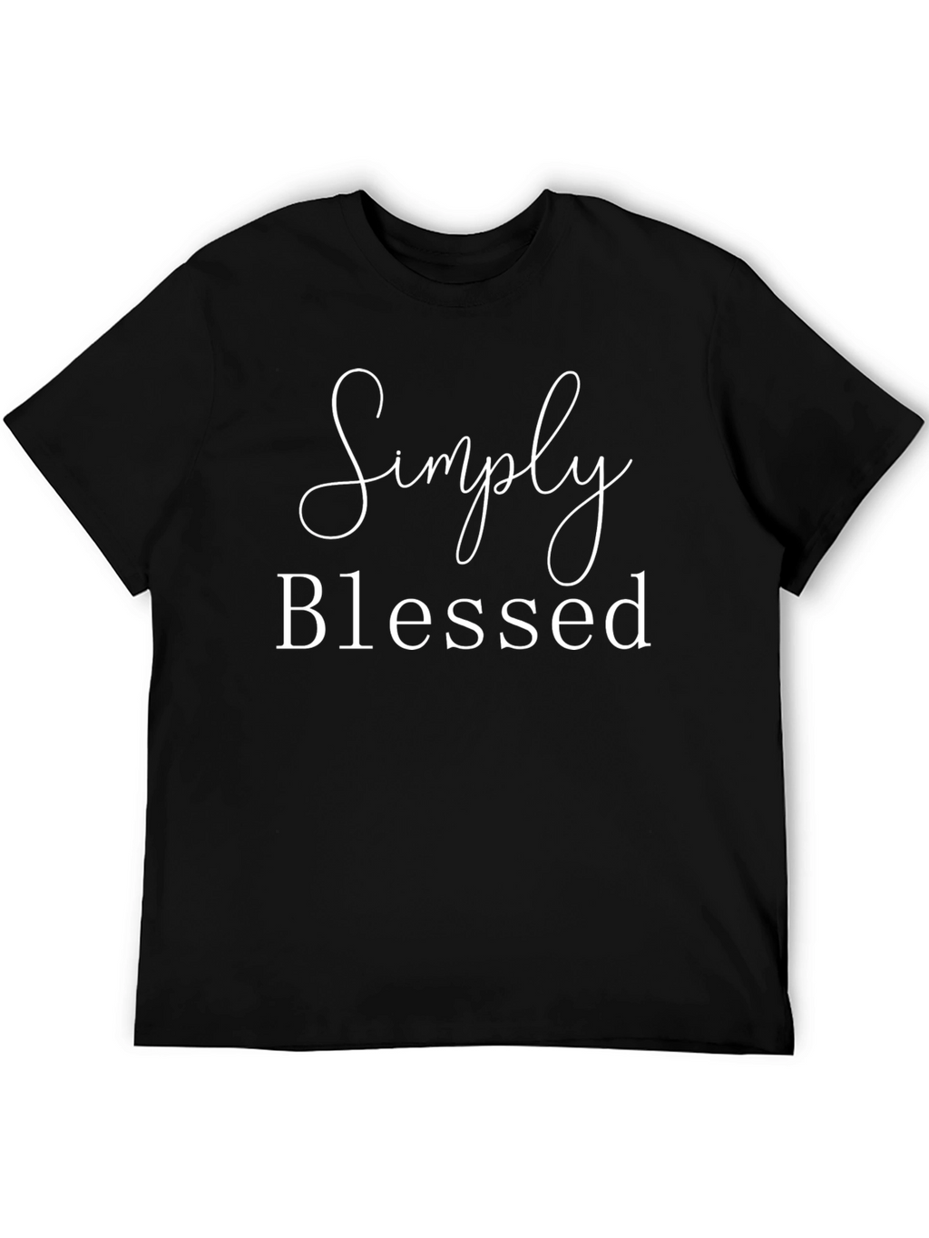 Simply Blessed Black T-Shirt