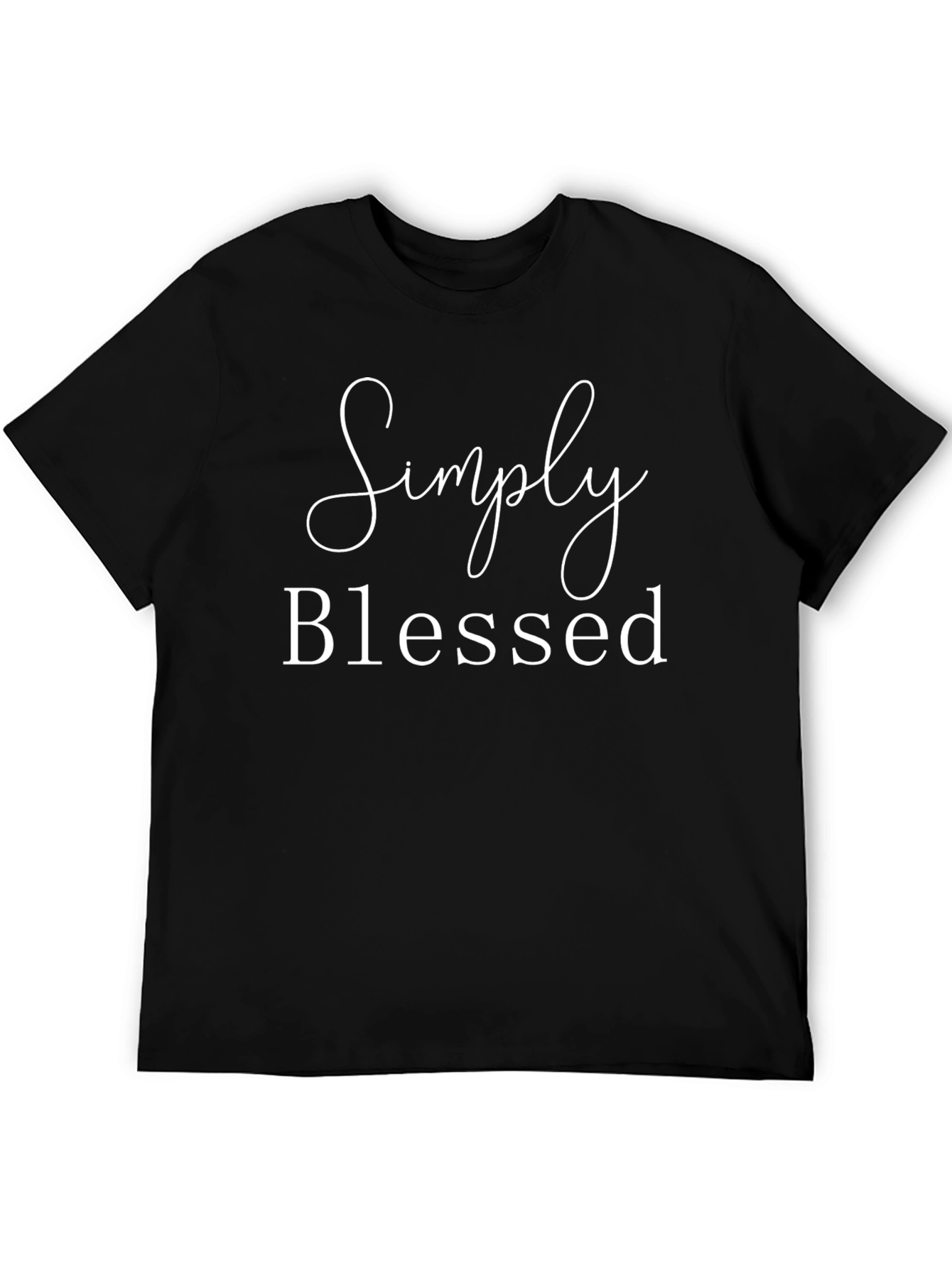 Simply Blessed Black T-Shirt