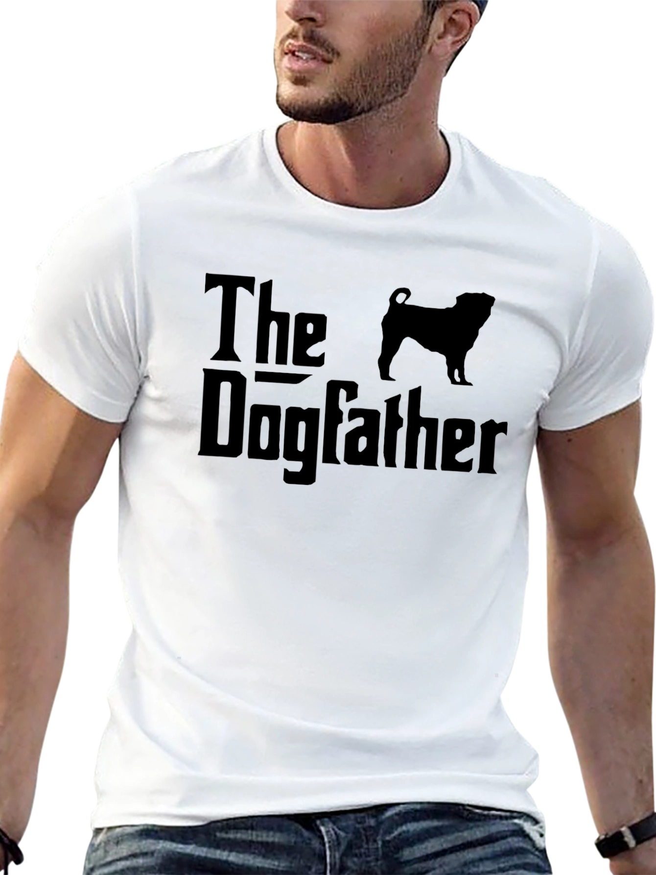 The Dogfather Graphic T-Shirt - Black