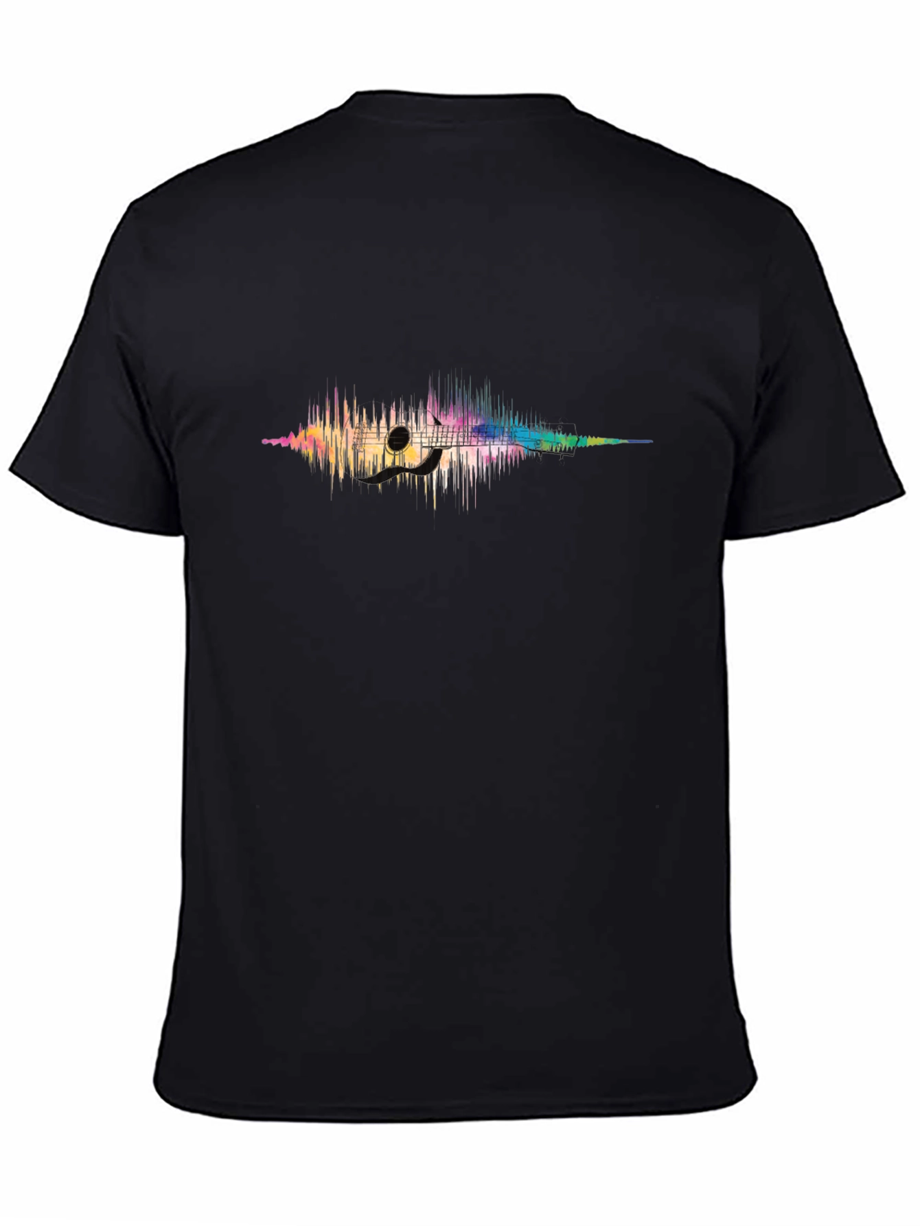 Soundwave Guitar Graphic T-Shirt - Music Lover Tee