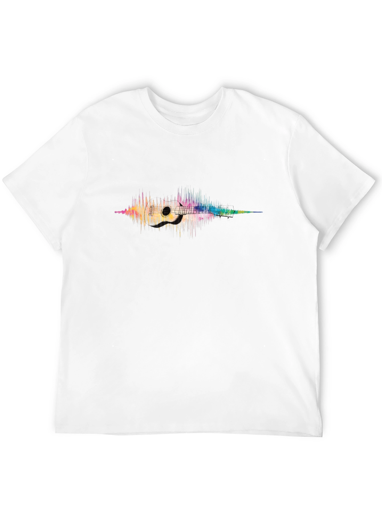 Soundwave Guitar Graphic T-Shirt - Music Lover Tee