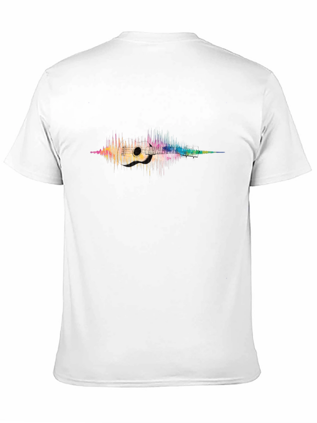 Soundwave Guitar Graphic T-Shirt - Music Lover Tee