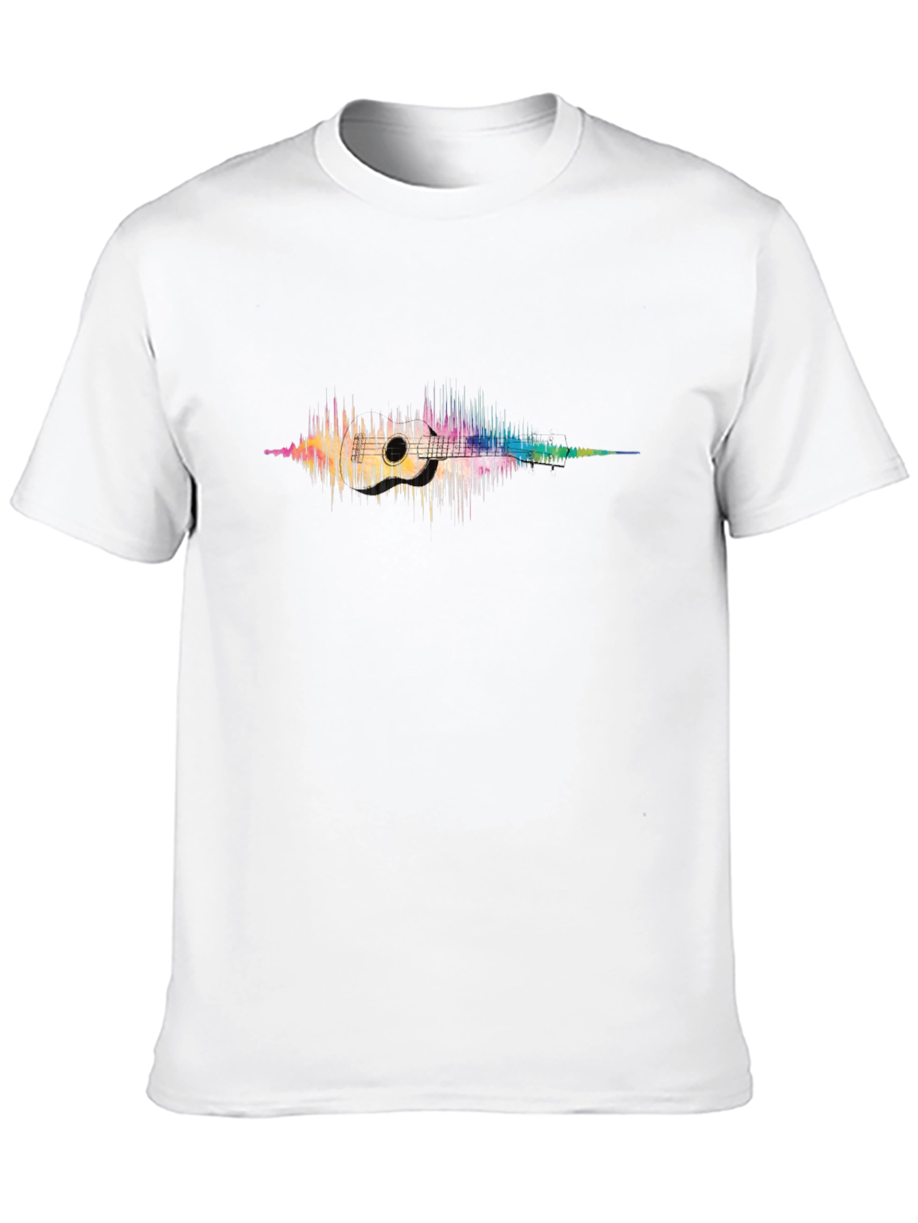 Soundwave Guitar Graphic T-Shirt - Music Lover Tee