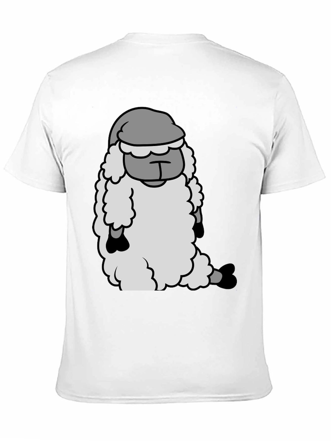 Sleepy Sheep Graphic Tee - Soft Cotton Comfort