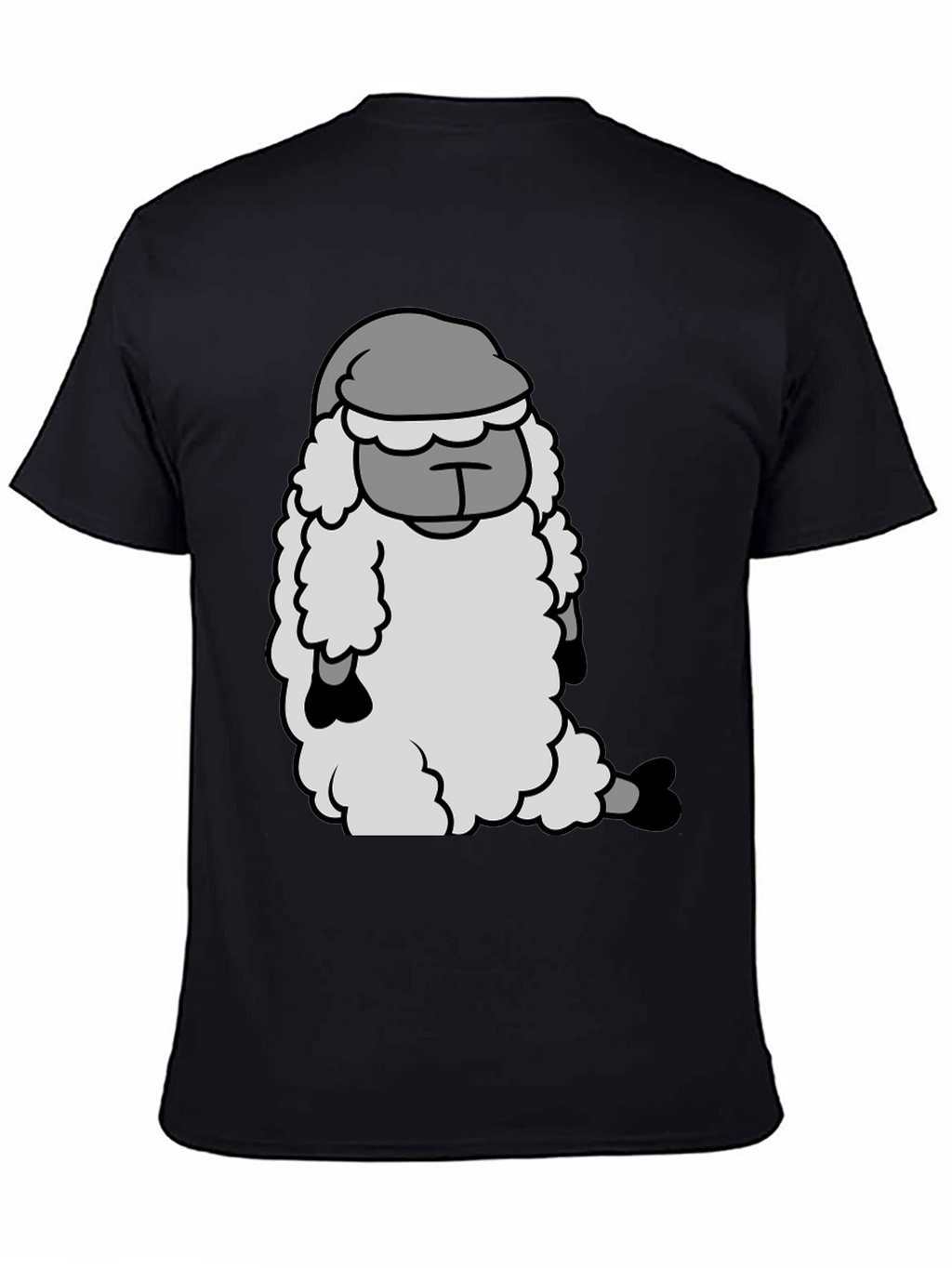 Sleepy Sheep Graphic Tee - Soft Cotton Comfort