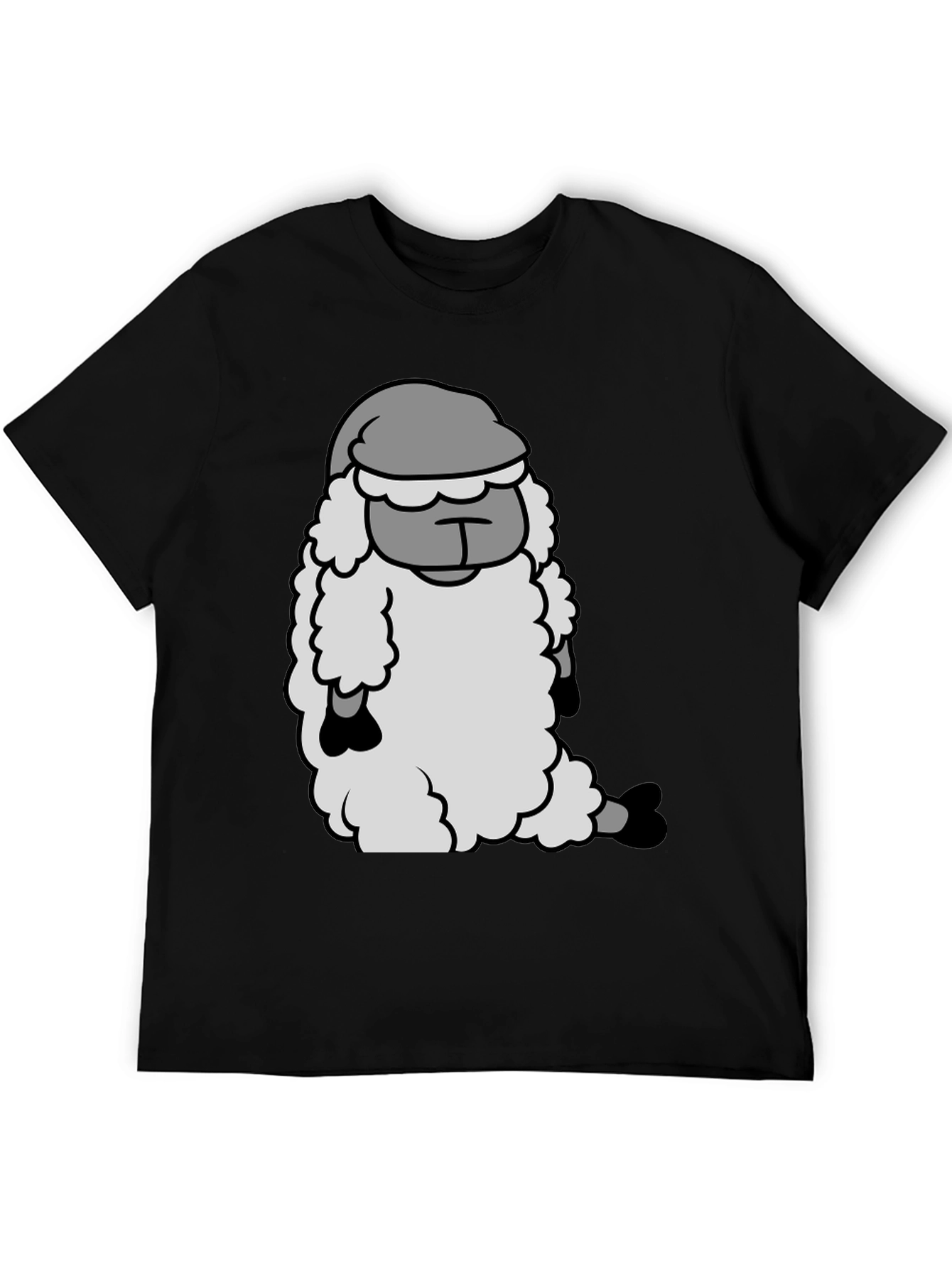 Sleepy Sheep Graphic Tee - Soft Cotton Comfort