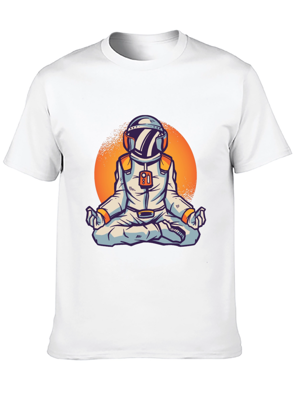 Zen Astronaut Graphic Tee - Black
