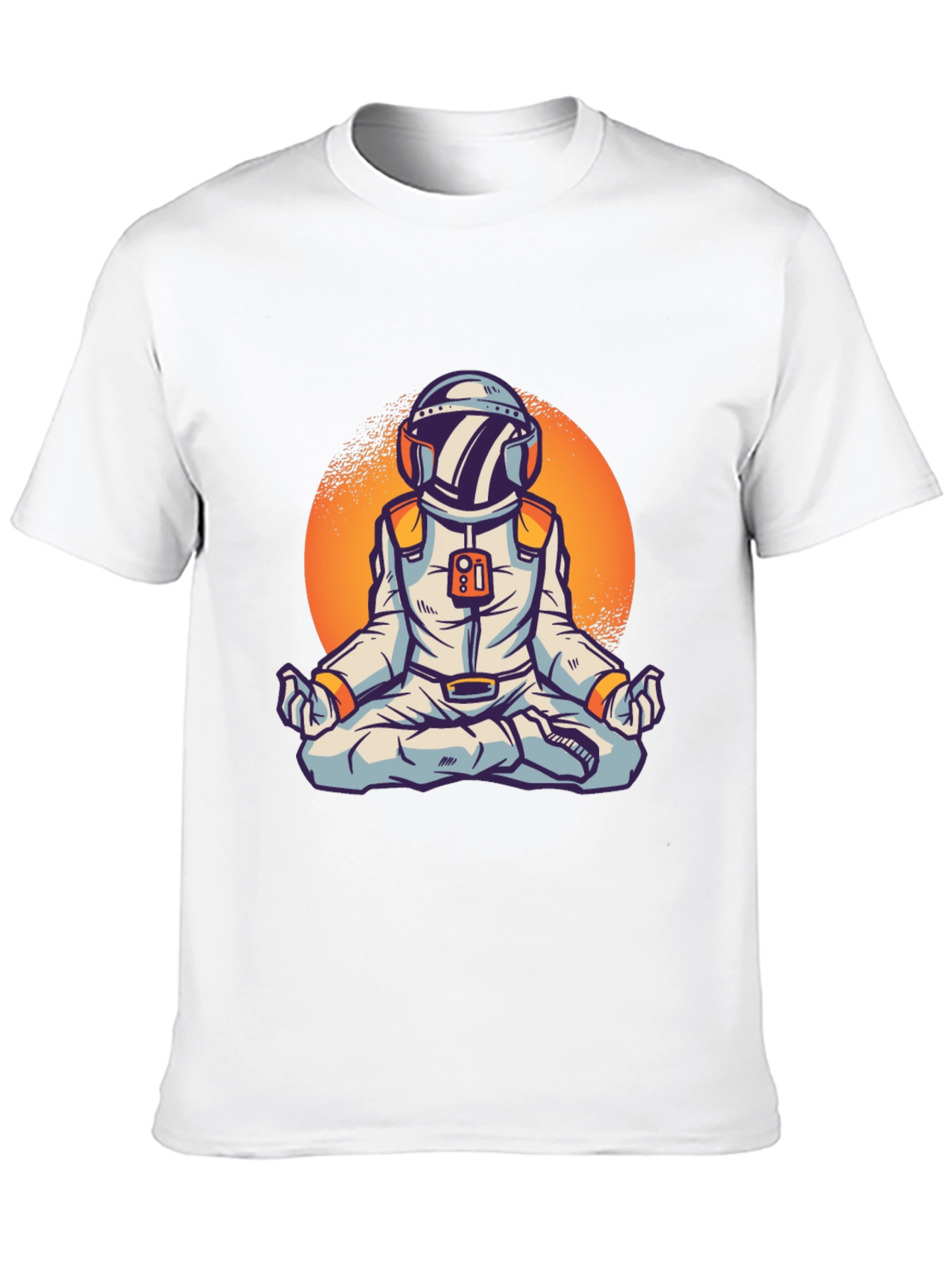 Zen Astronaut Graphic Tee - Black