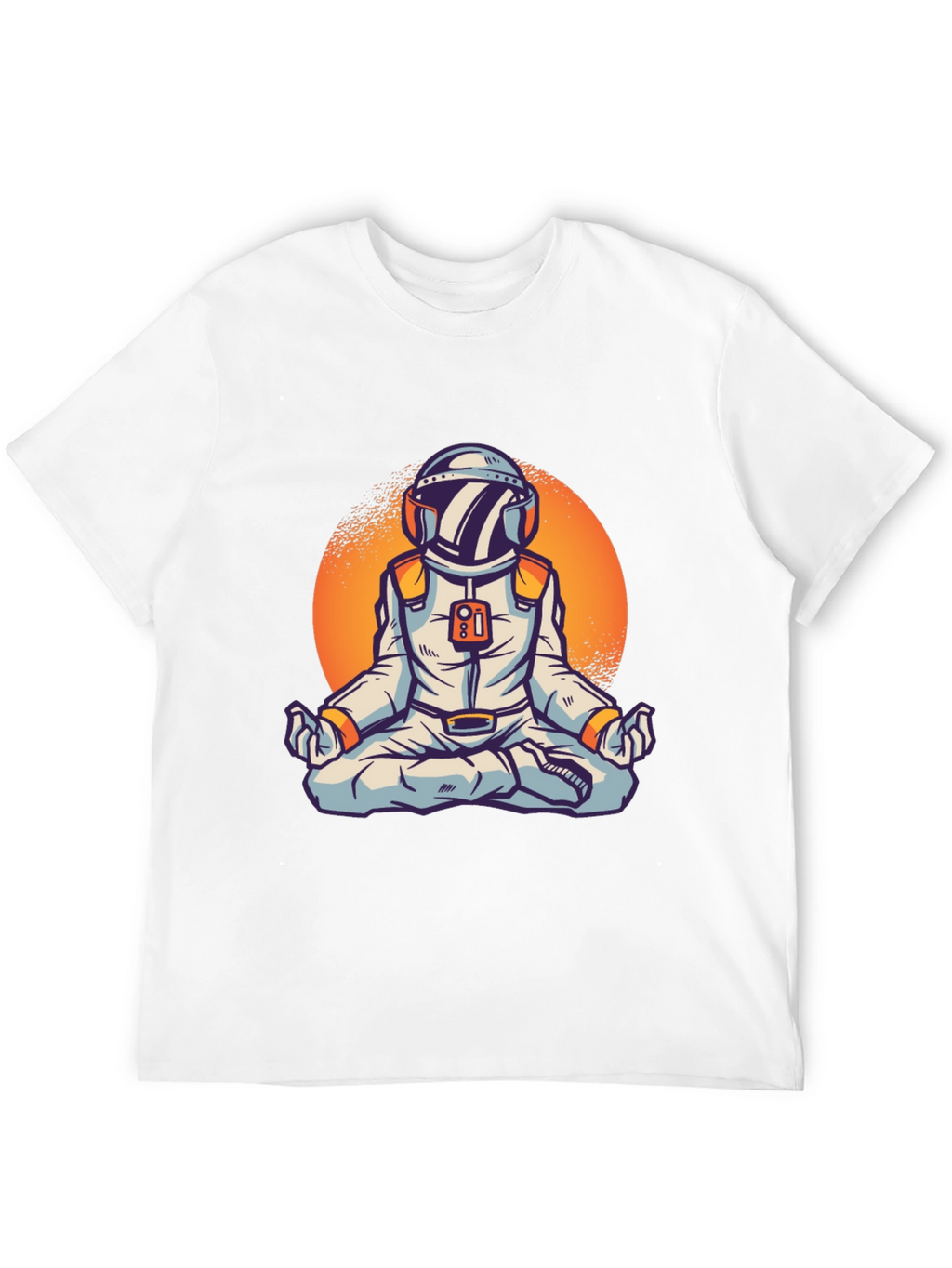 Zen Astronaut Graphic Tee - Black