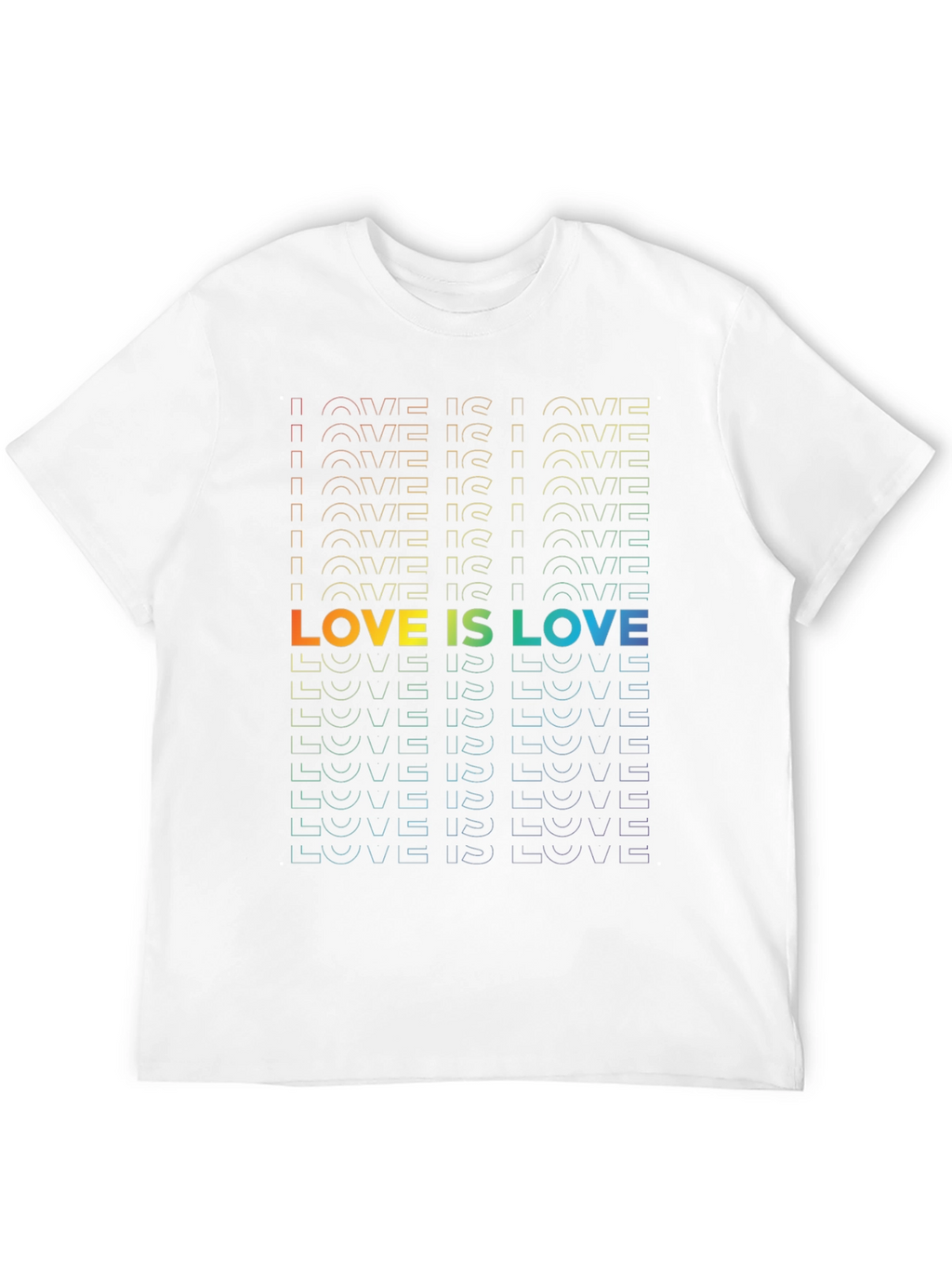 Love Is Love Rainbow Graphic T-Shirt