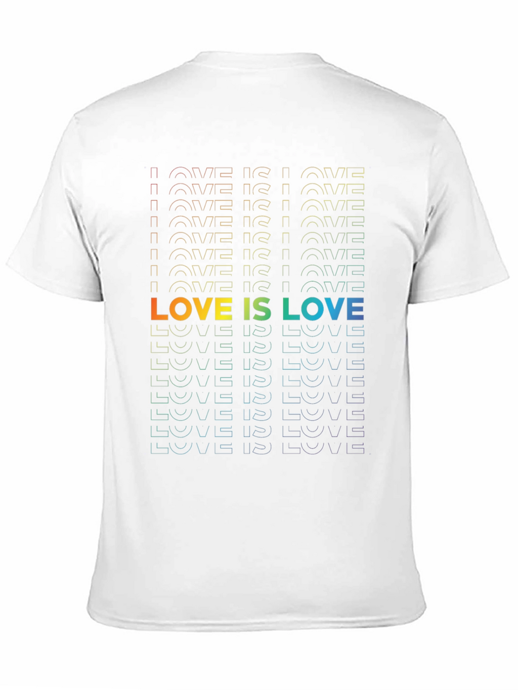 Love Is Love Rainbow Graphic T-Shirt