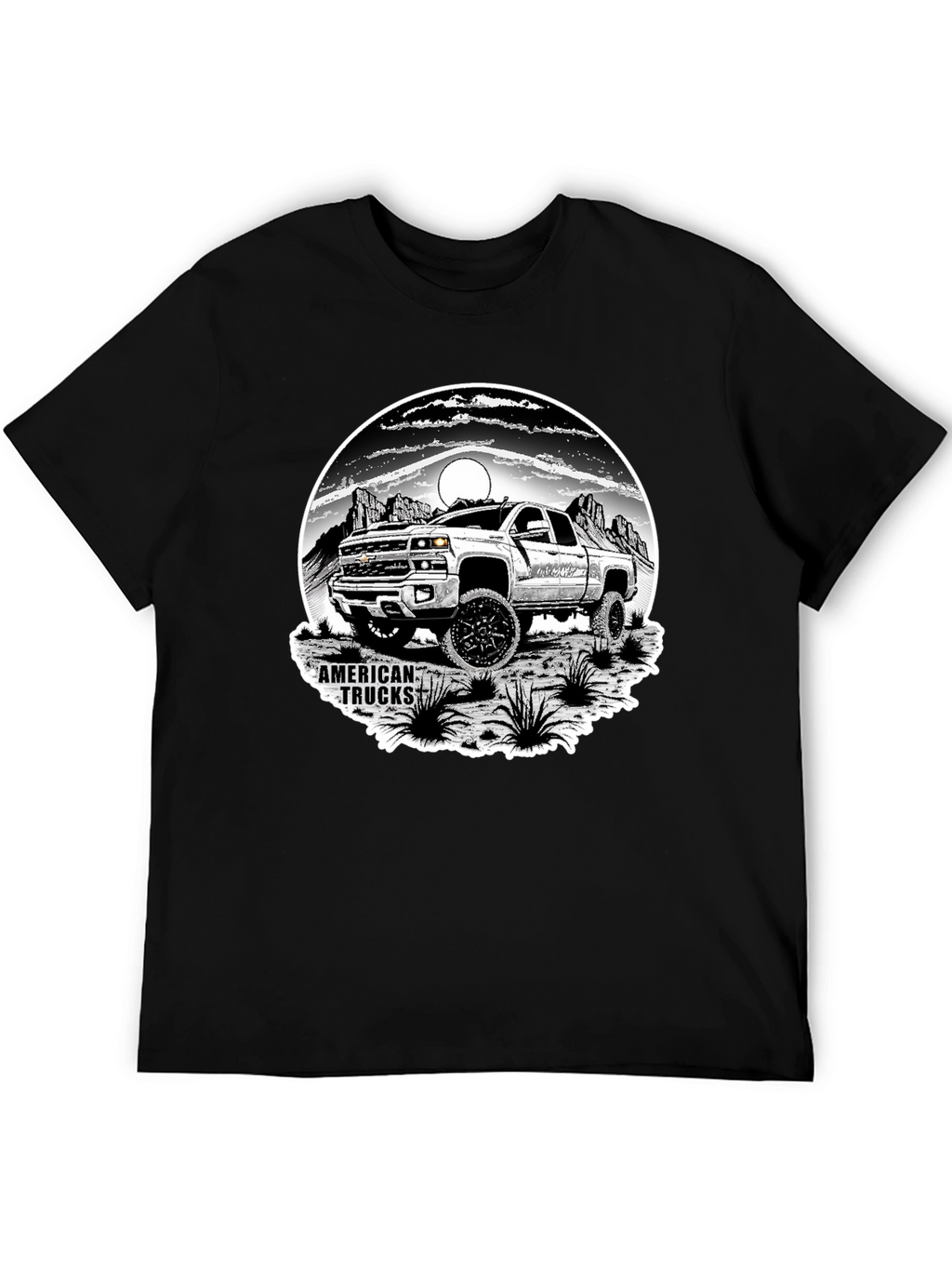 American Trucks Graphic T-Shirt - Black