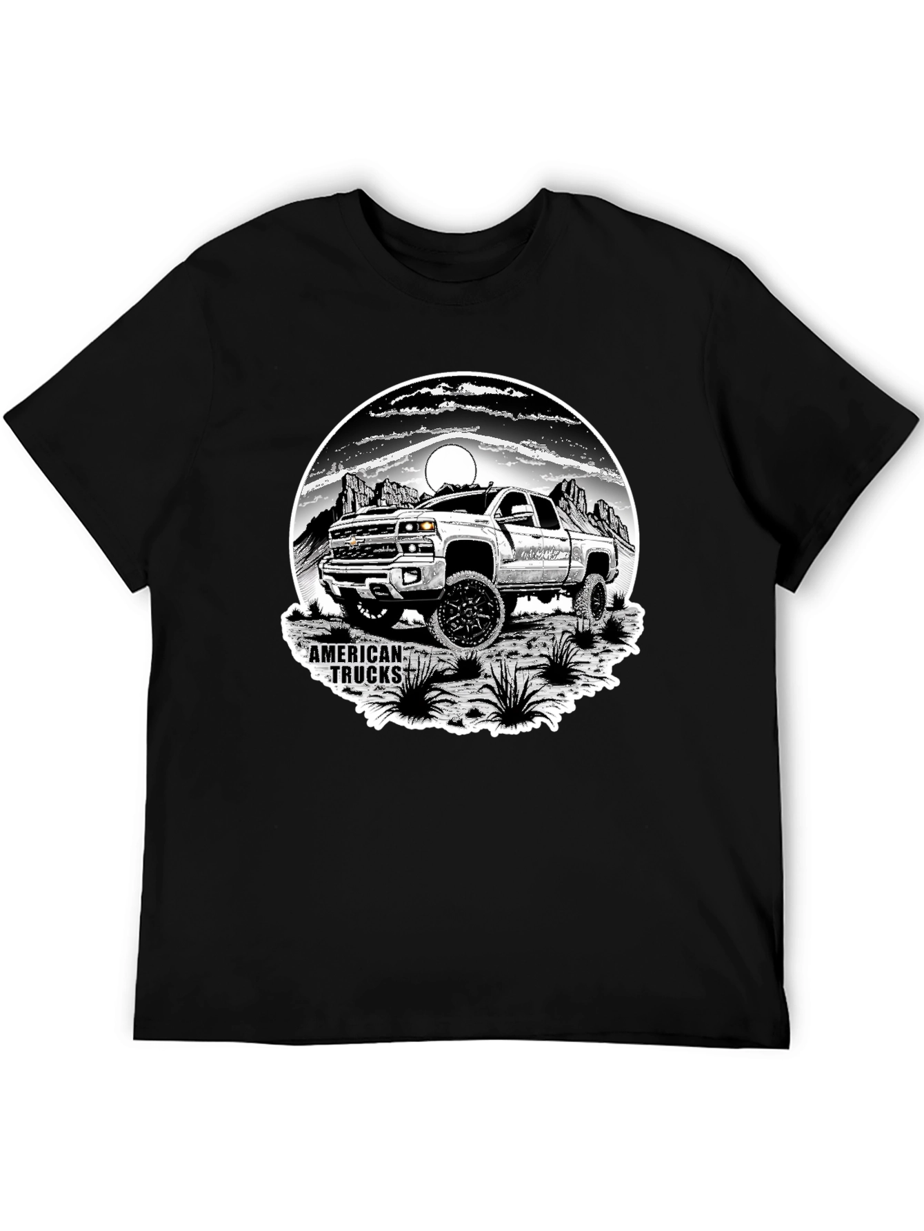 American Trucks Graphic T-Shirt - Black