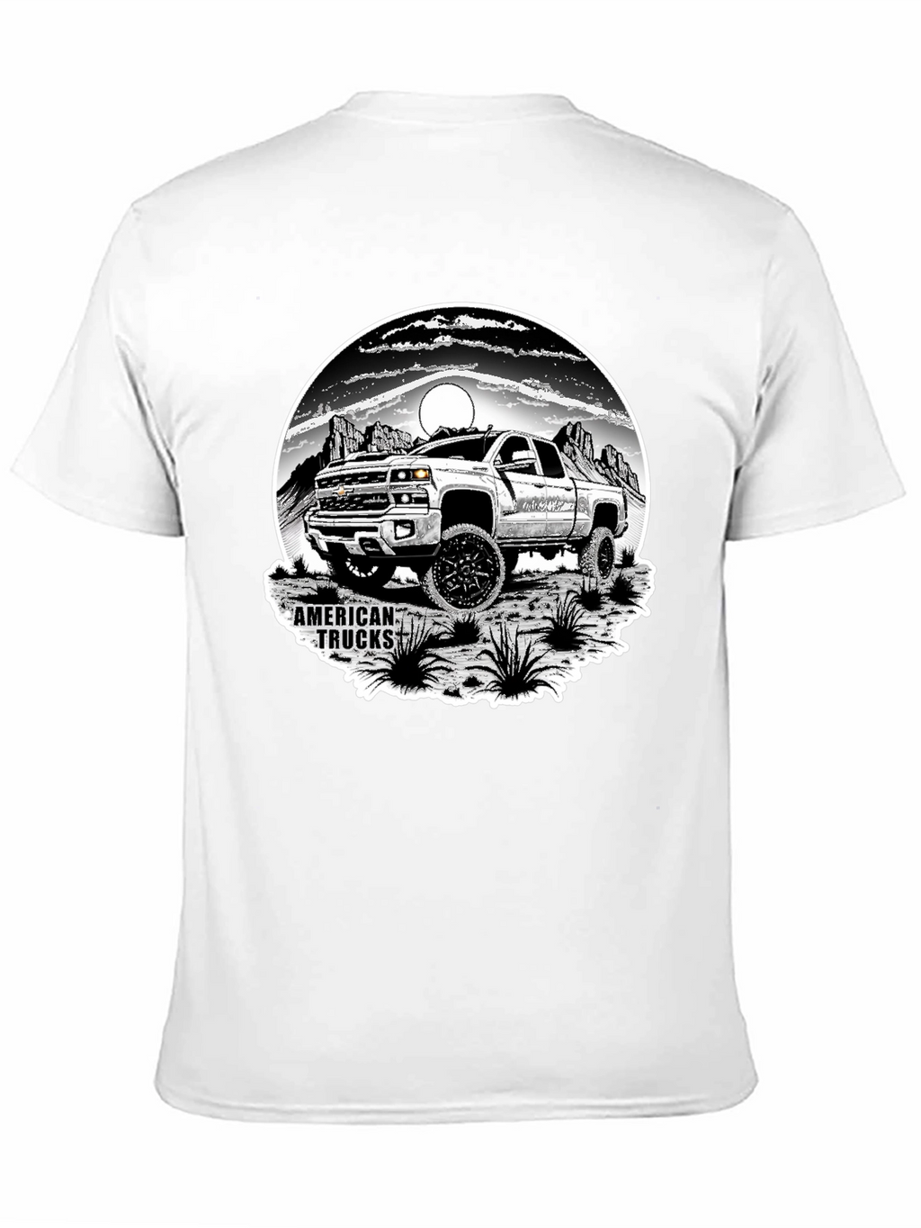 American Trucks Graphic T-Shirt - Black