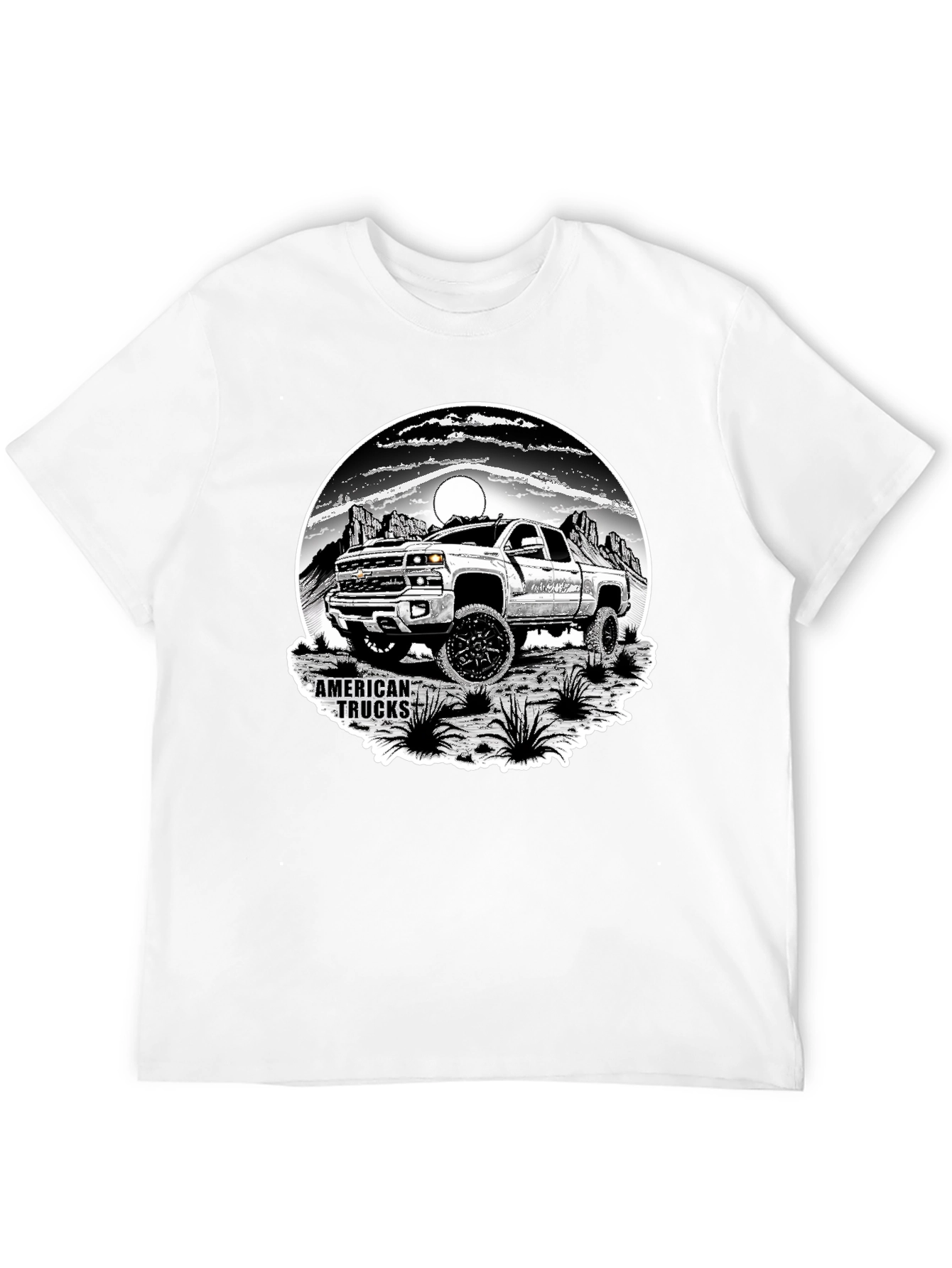 American Trucks Graphic T-Shirt - Black