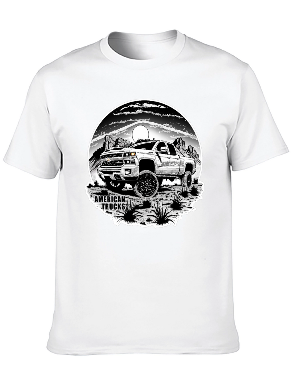 American Trucks Graphic T-Shirt - Black