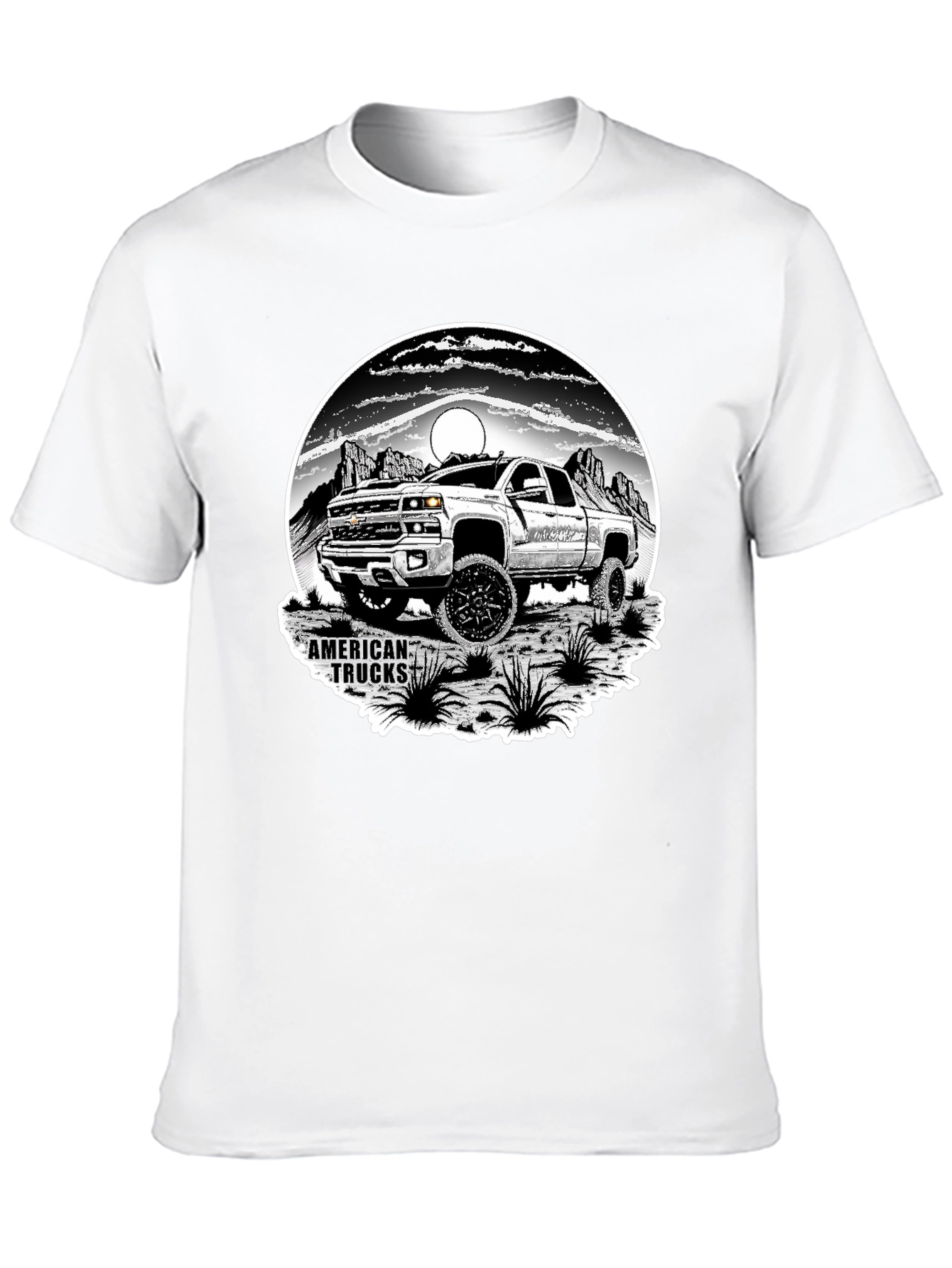 American Trucks Graphic T-Shirt - Black
