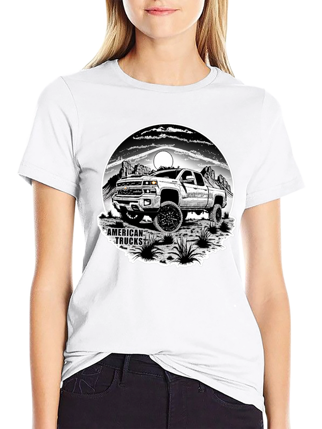 American Trucks Graphic T-Shirt - Black