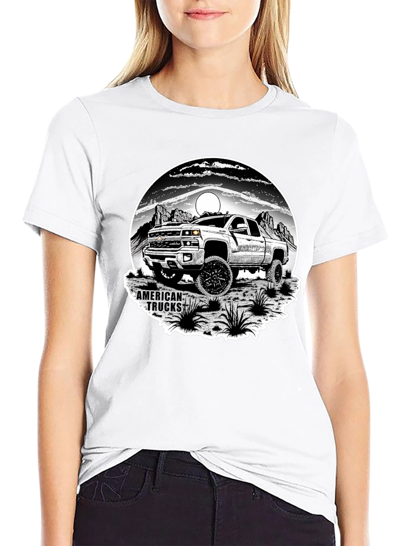 American Trucks Graphic T-Shirt - Black
