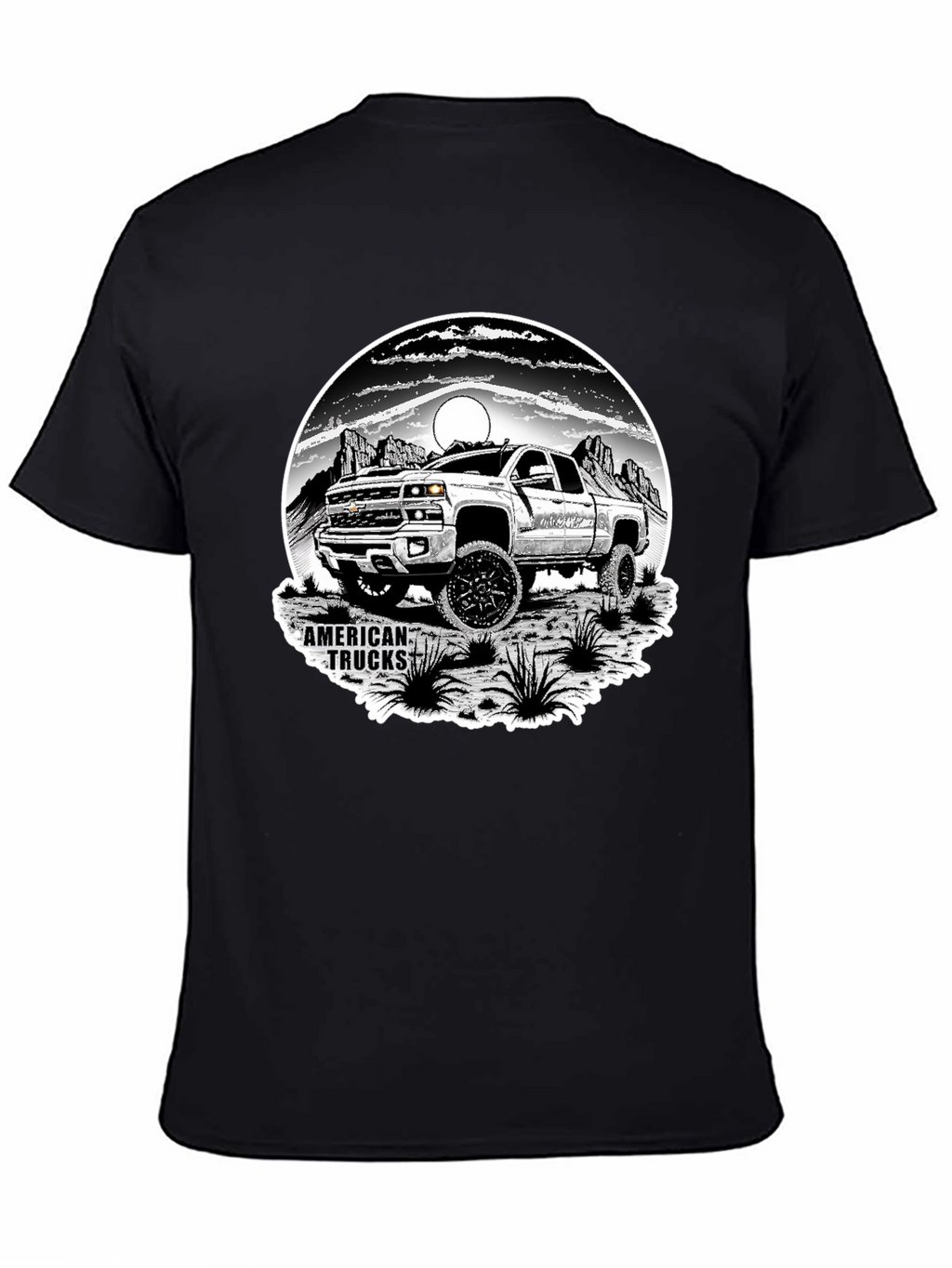 American Trucks Graphic T-Shirt - Black