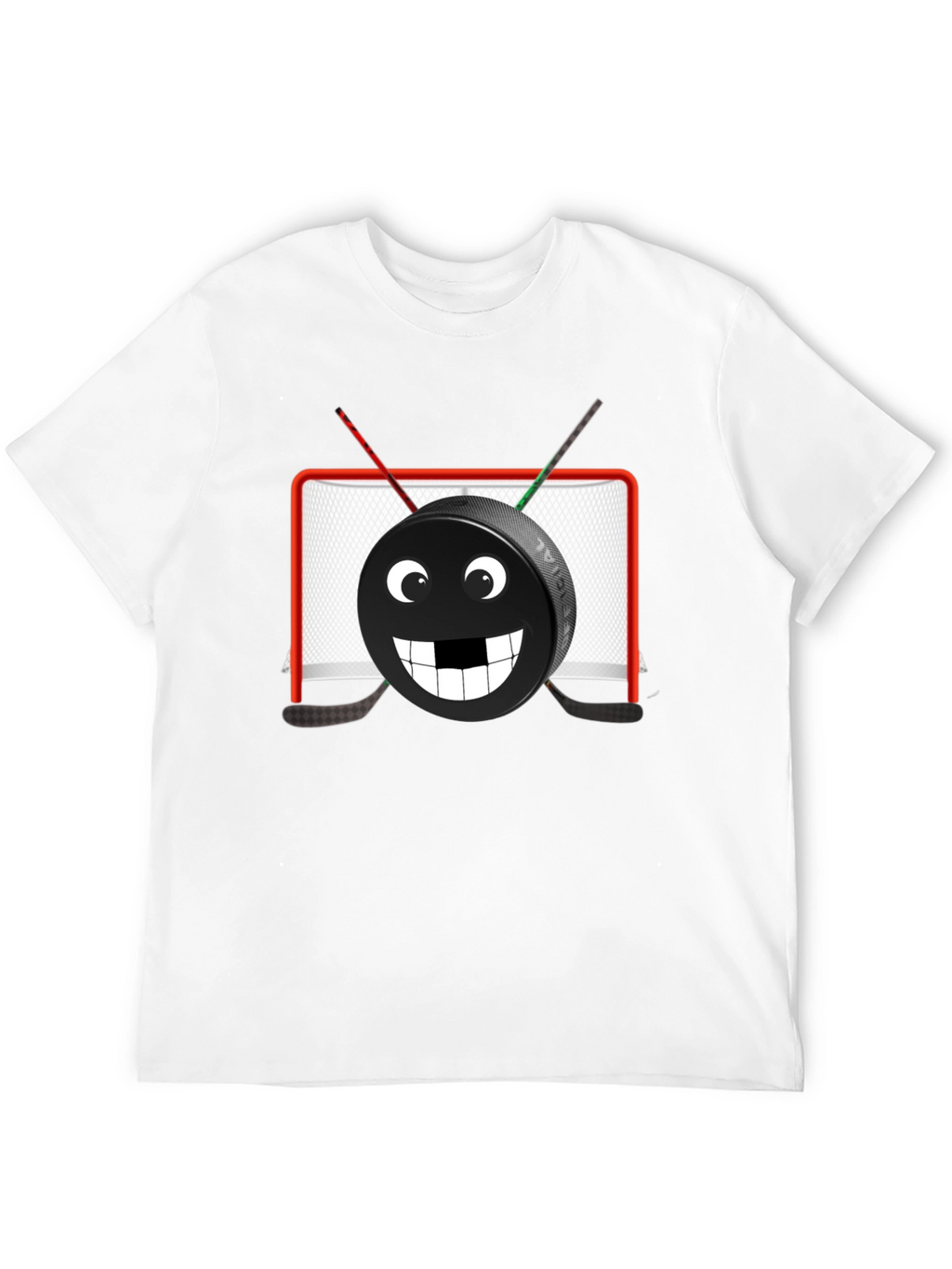 Funny Hockey Puck Graphic Tee