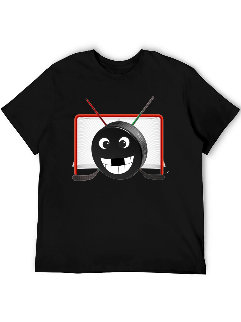 Funny Hockey Puck Graphic Tee