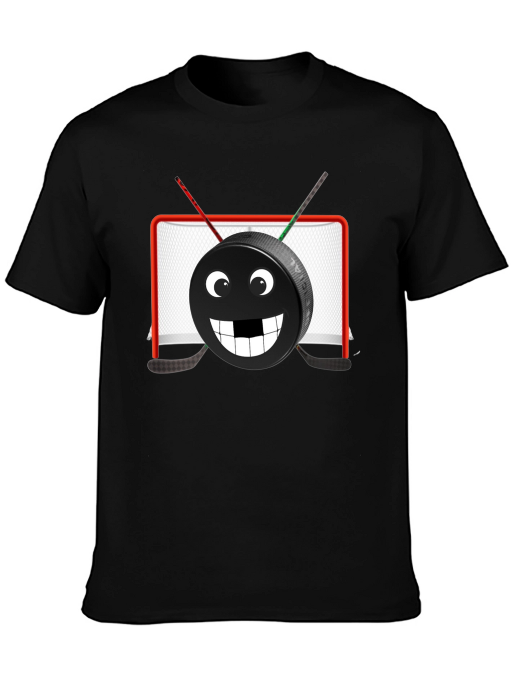 Funny Hockey Puck Graphic Tee