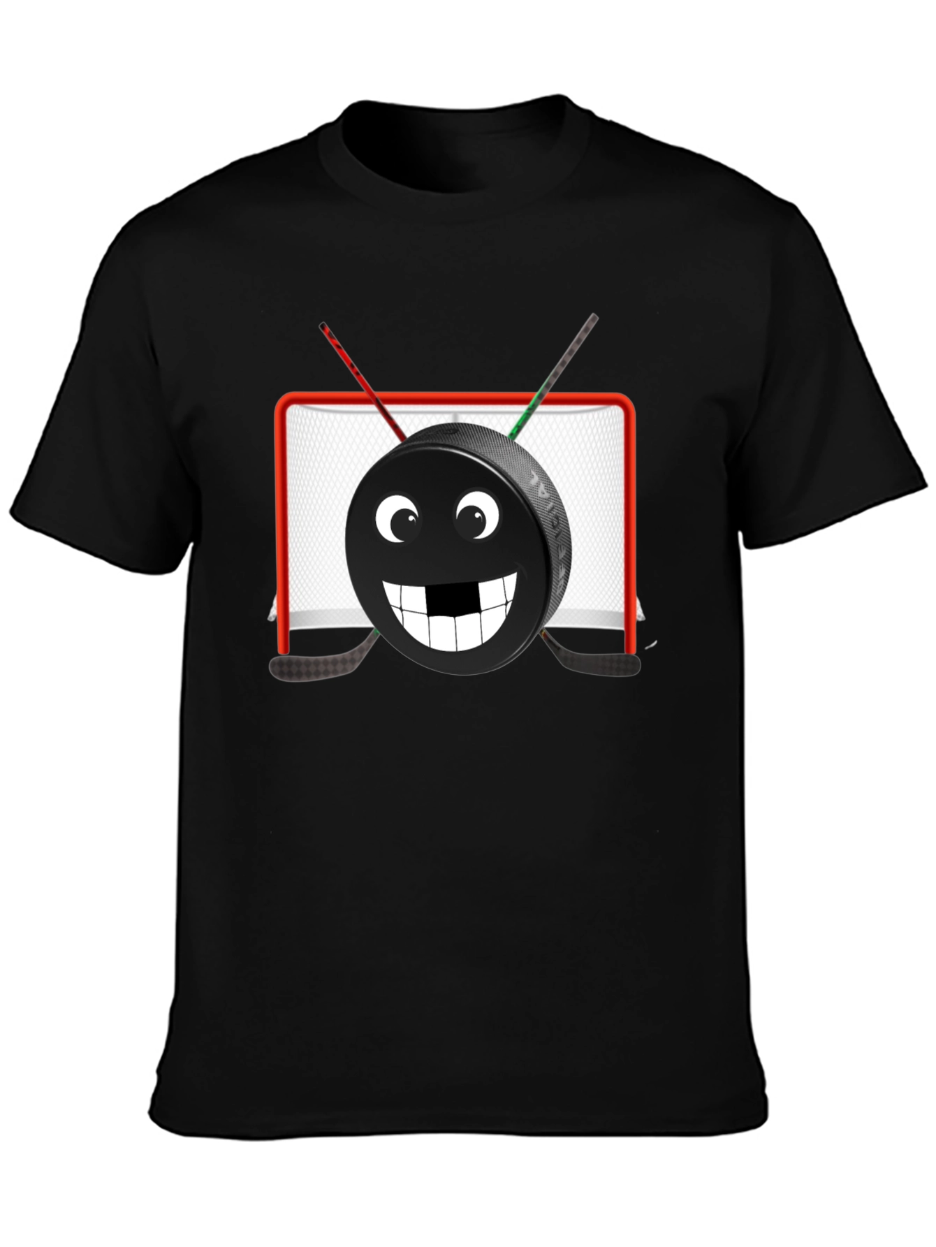Funny Hockey Puck Graphic Tee