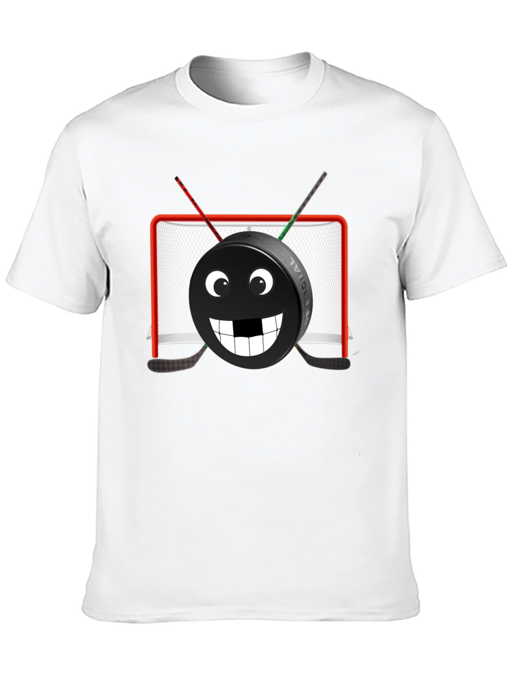 Funny Hockey Puck Graphic Tee