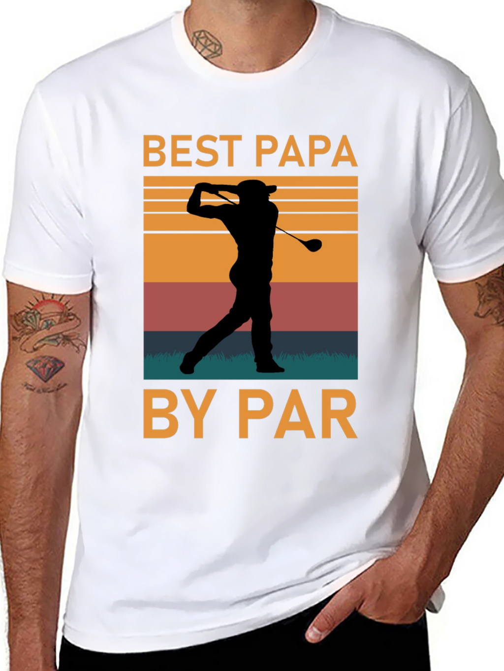 Best Papa By Par Golf T-Shirt