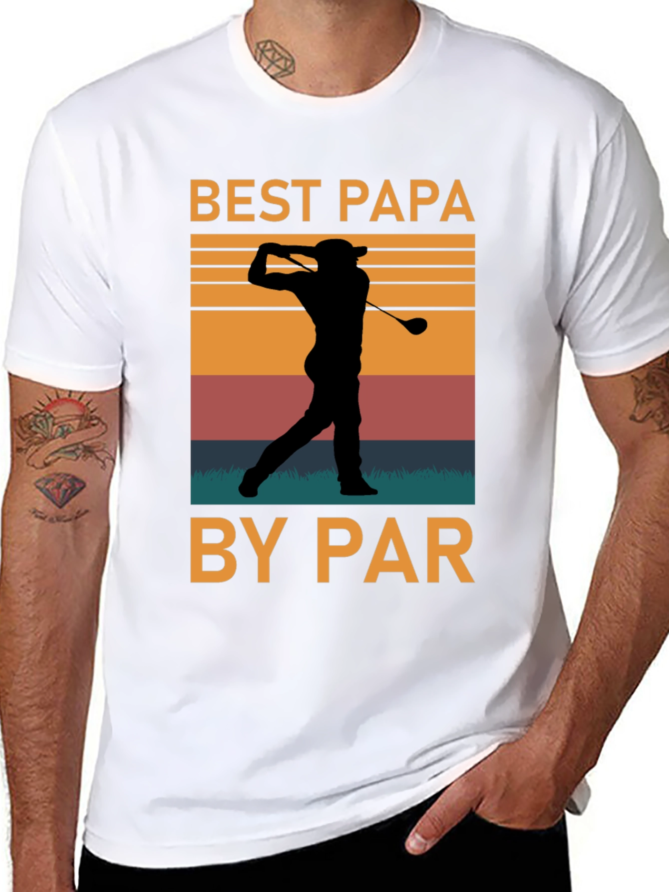 Best Papa By Par Golf T-Shirt
