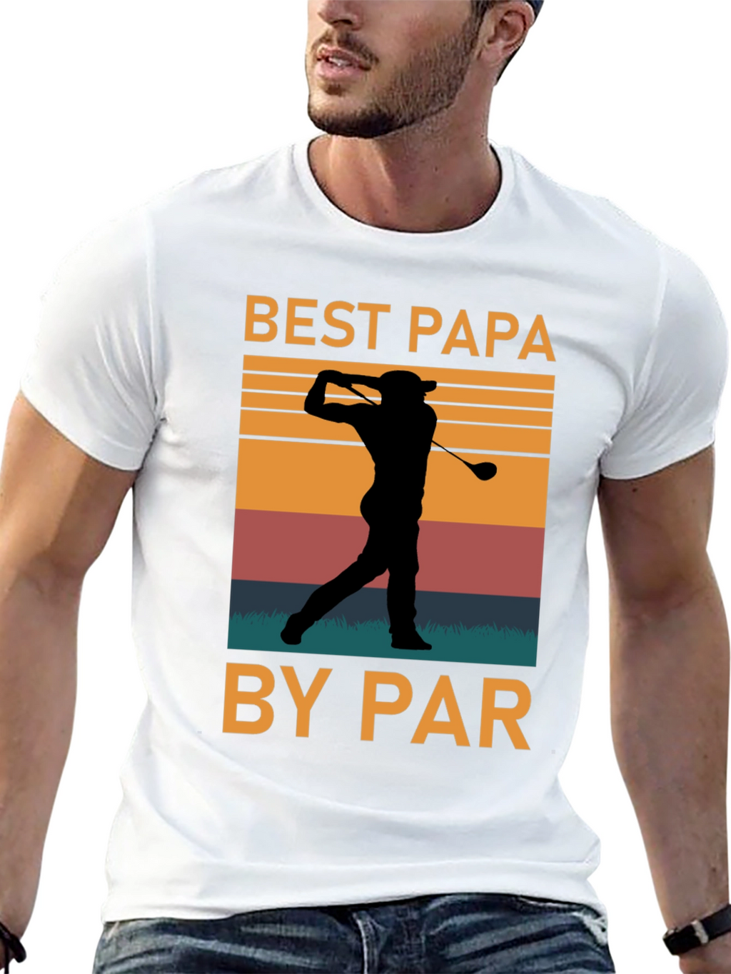 Best Papa By Par Golf T-Shirt