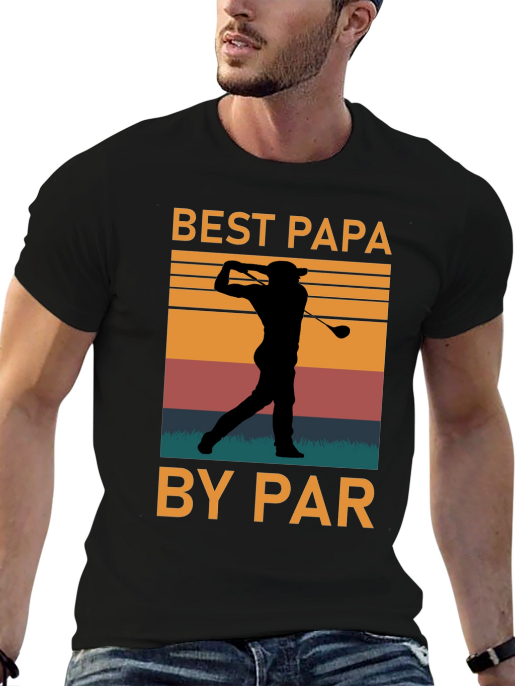 Best Papa By Par Golf T-Shirt