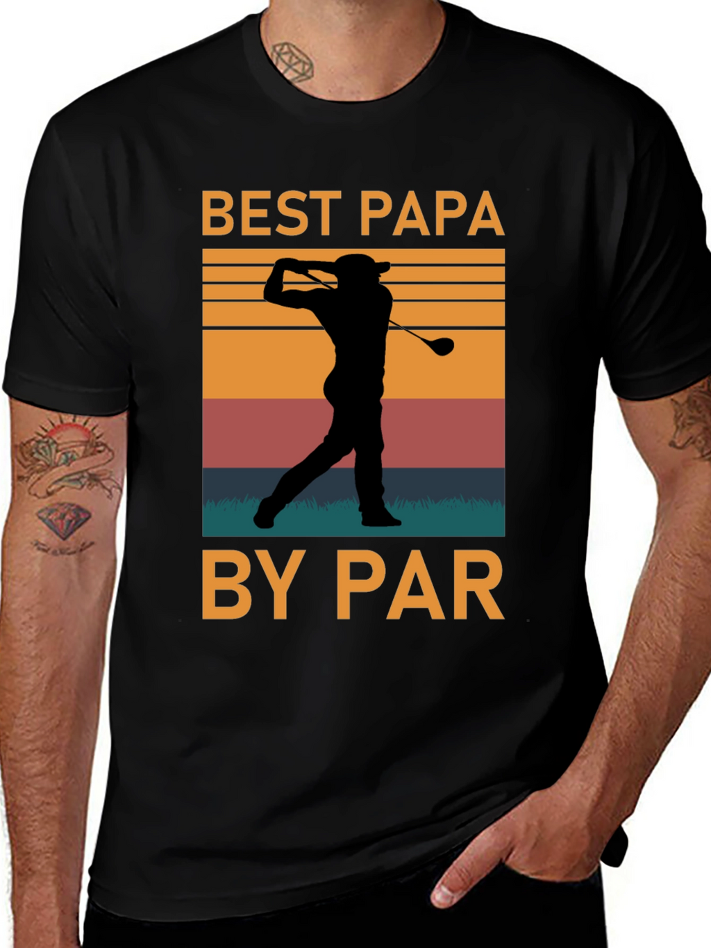 Best Papa By Par Golf T-Shirt