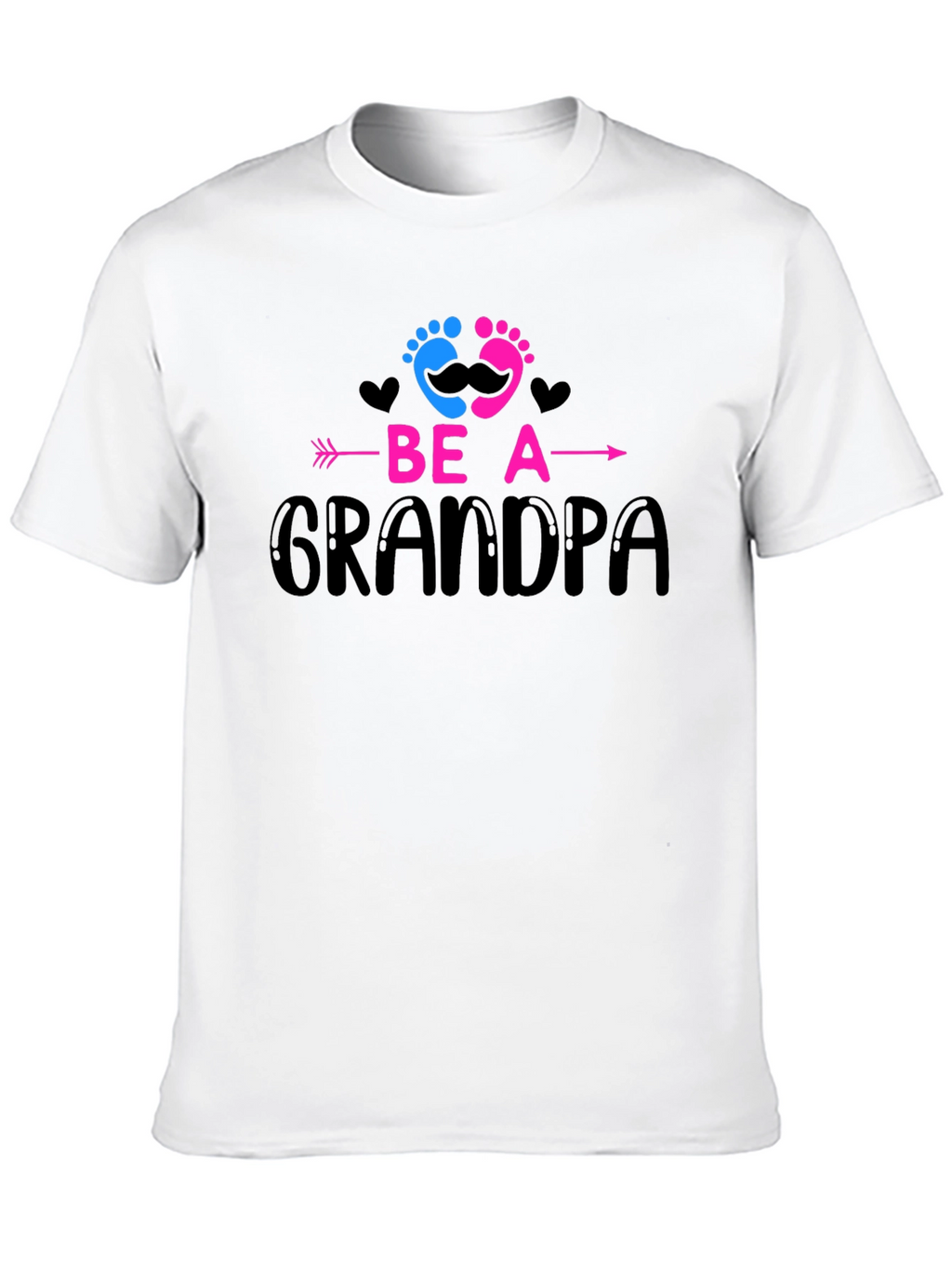 Be A Grandpa T-Shirt Baby Reveal Announcement