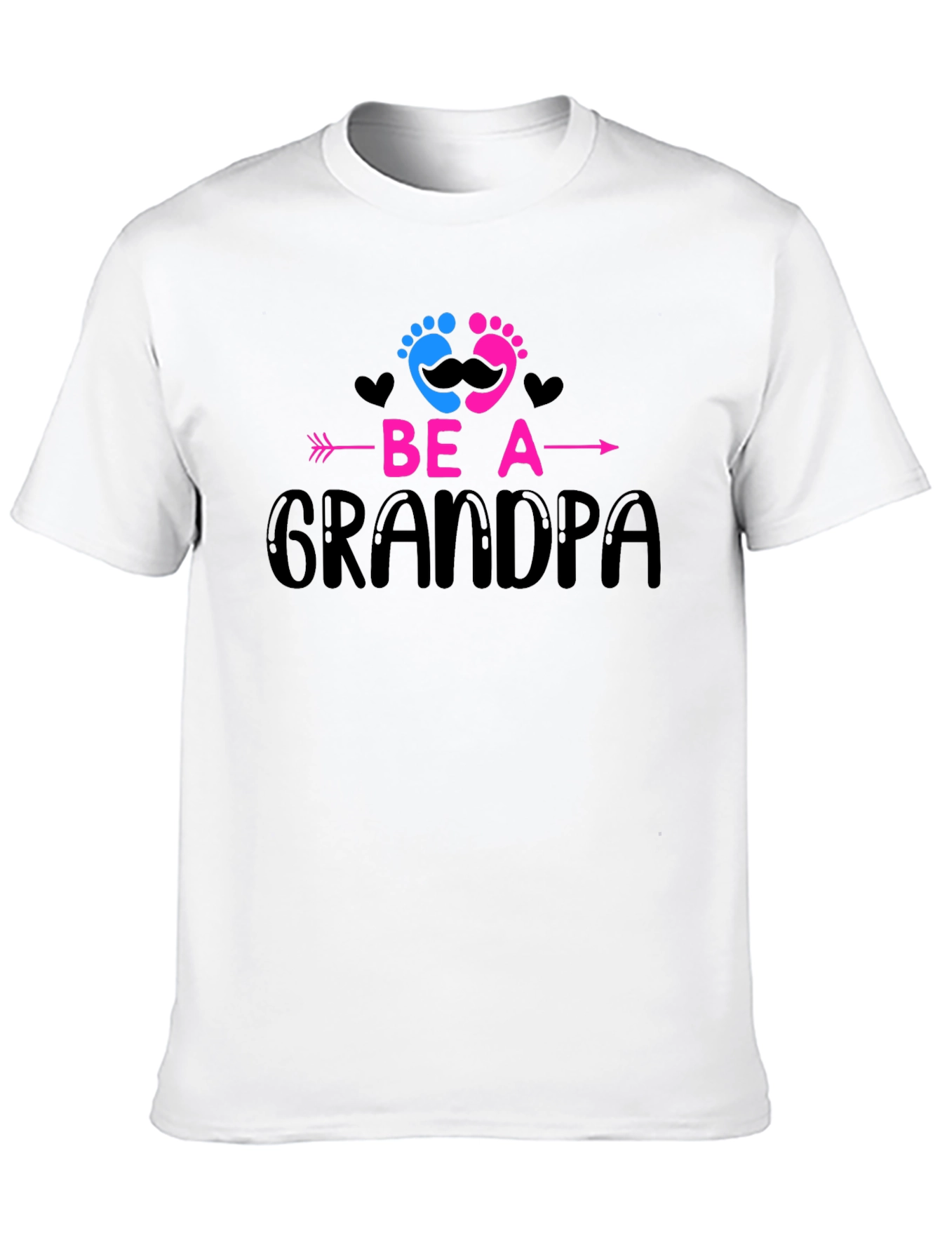 Be A Grandpa T-Shirt Baby Reveal Announcement