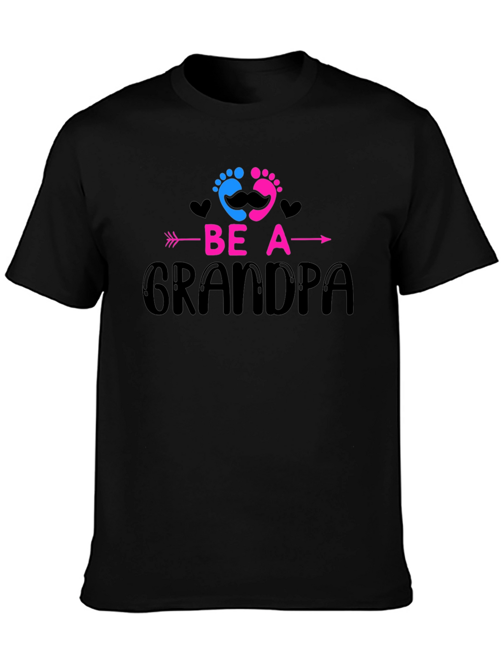 Be A Grandpa T-Shirt Baby Reveal Announcement