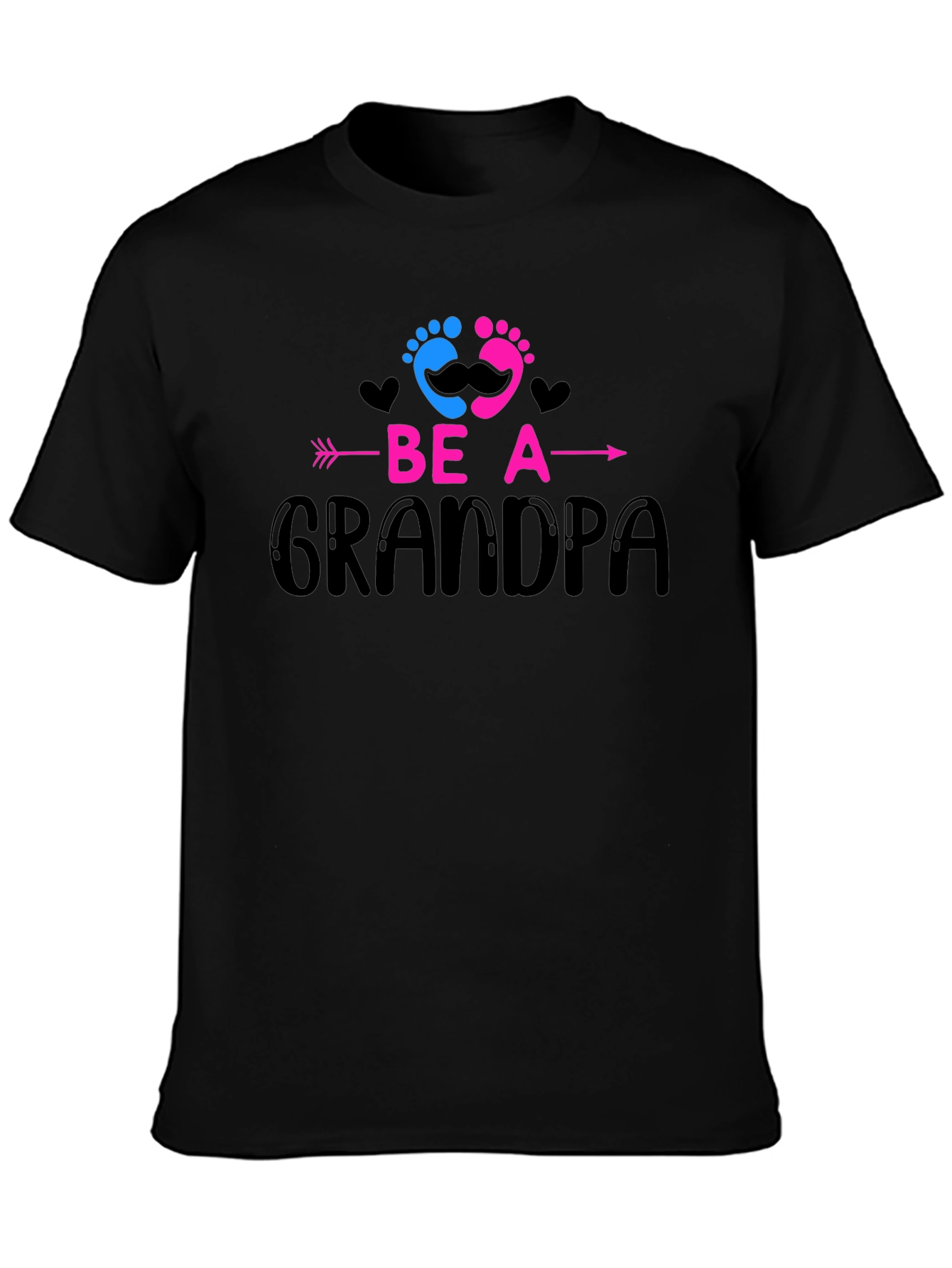 Be A Grandpa T-Shirt Baby Reveal Announcement
