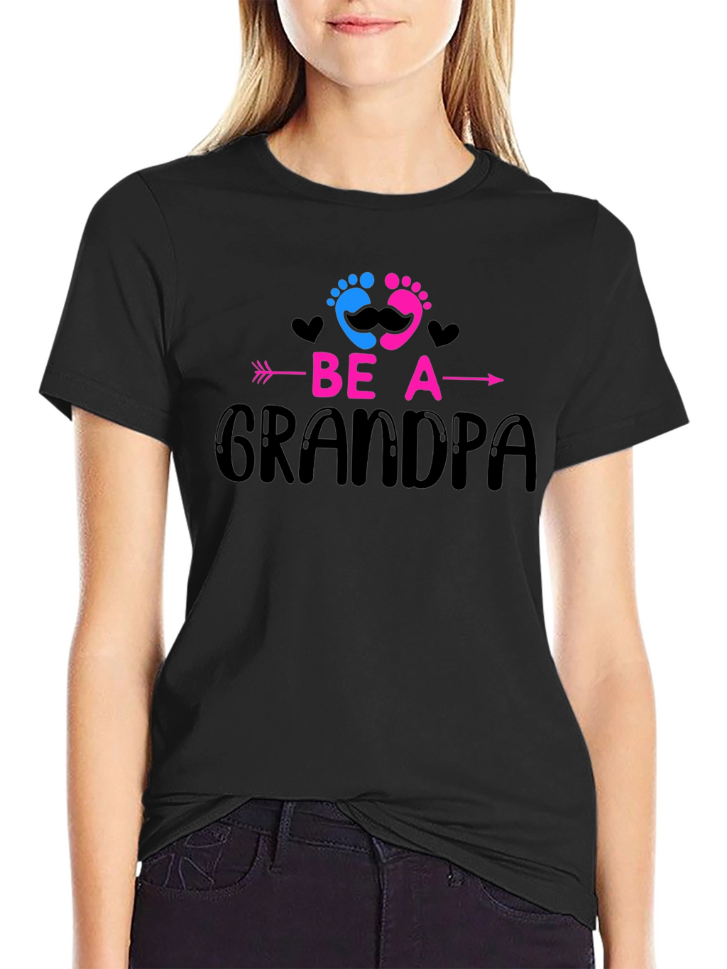 Be A Grandpa T-Shirt Baby Reveal Announcement