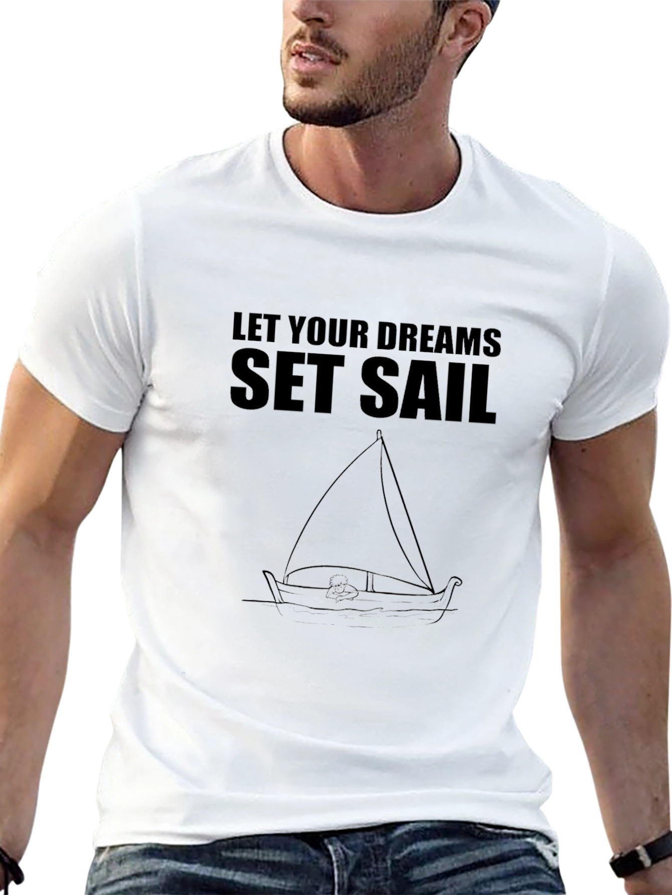 Dream Sail T-Shirt - Motivational Sailing Tee