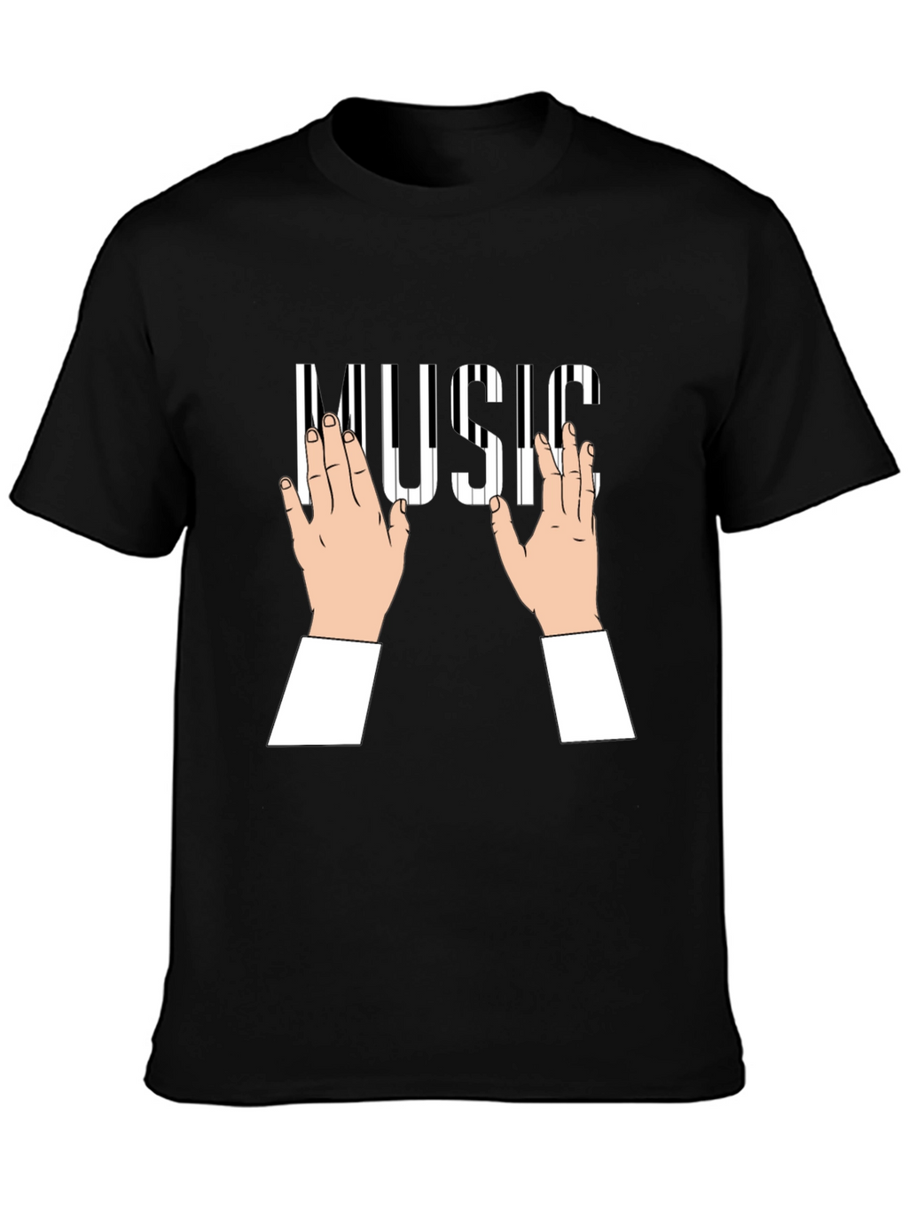 Piano Keys Music T-Shirt