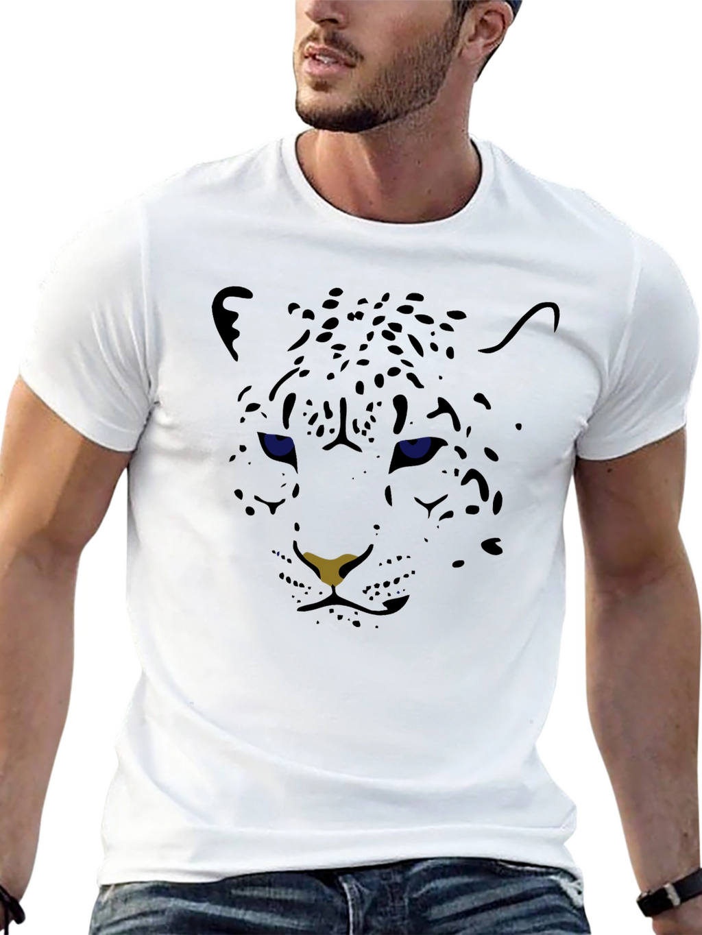 Black Panther Graphic Tee - Stylish Animal Print