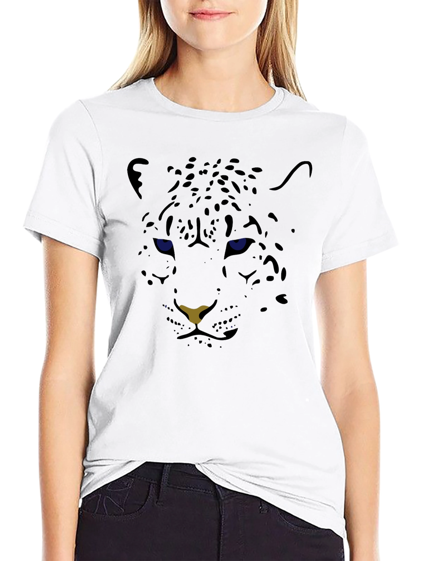 Black Panther Graphic Tee - Stylish Animal Print