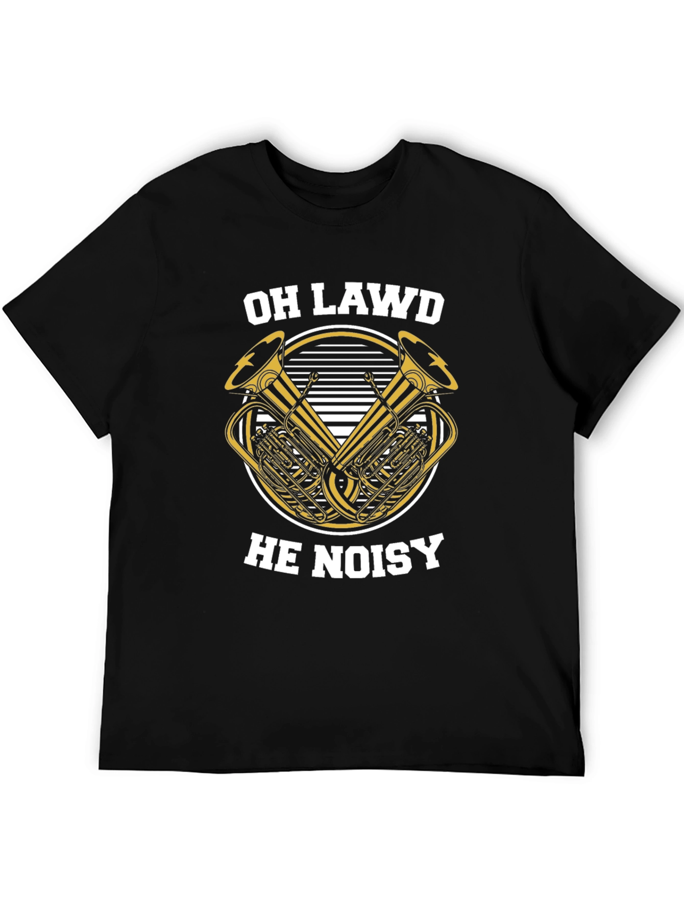 Oh Lawd He Noisy Tuba Graphic Tee