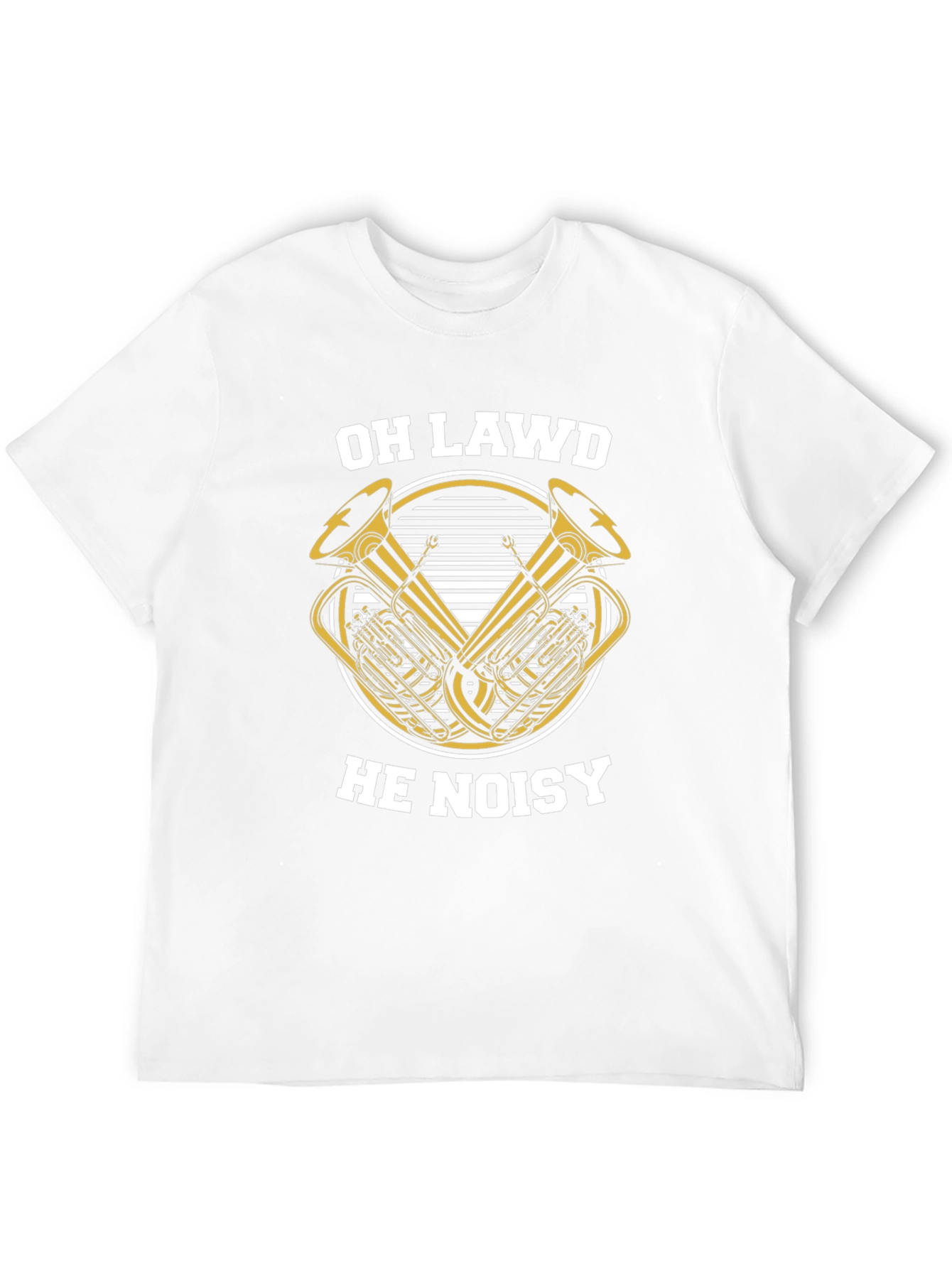 Oh Lawd He Noisy Tuba Graphic Tee