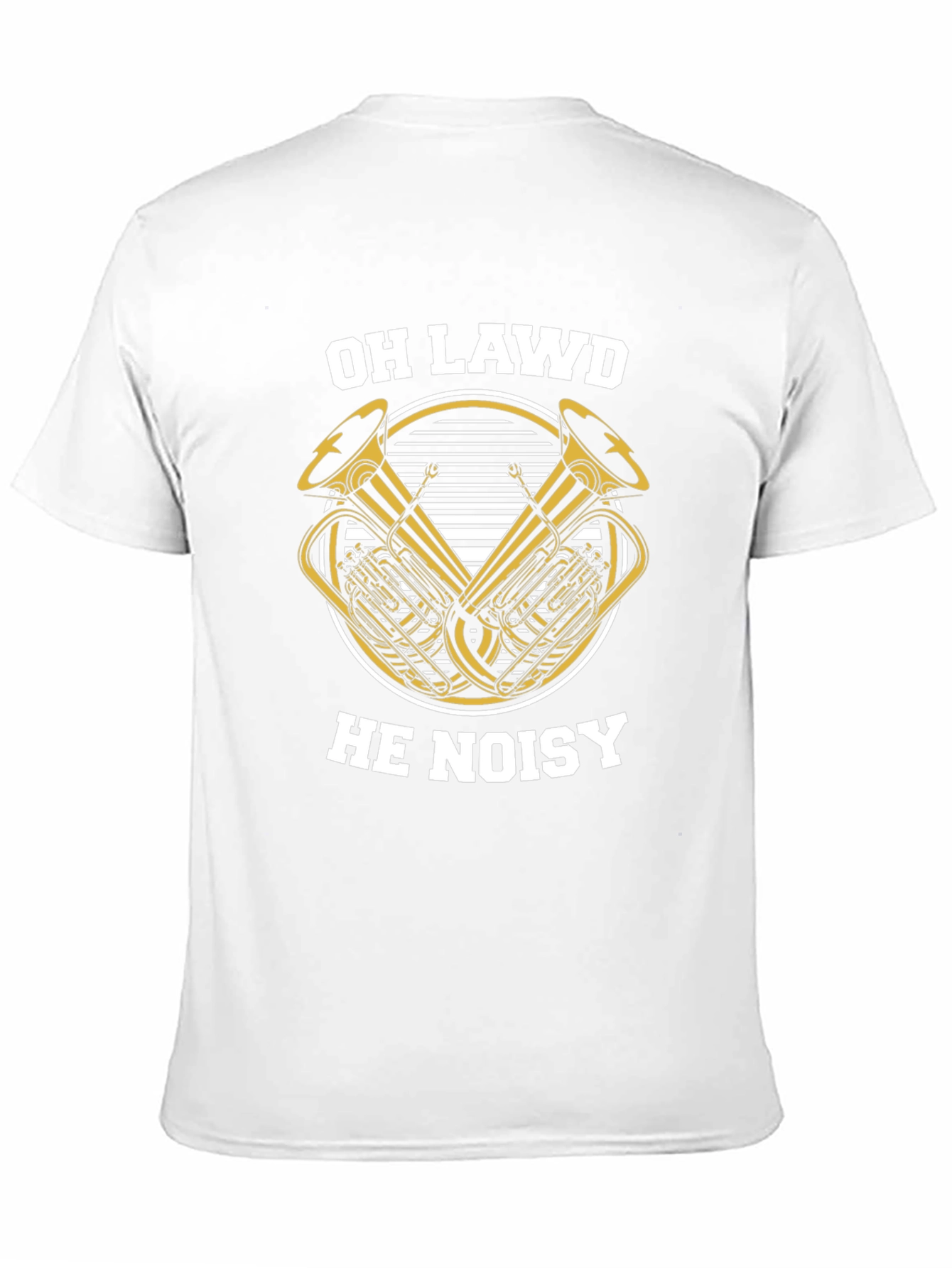 Oh Lawd He Noisy Tuba Graphic Tee
