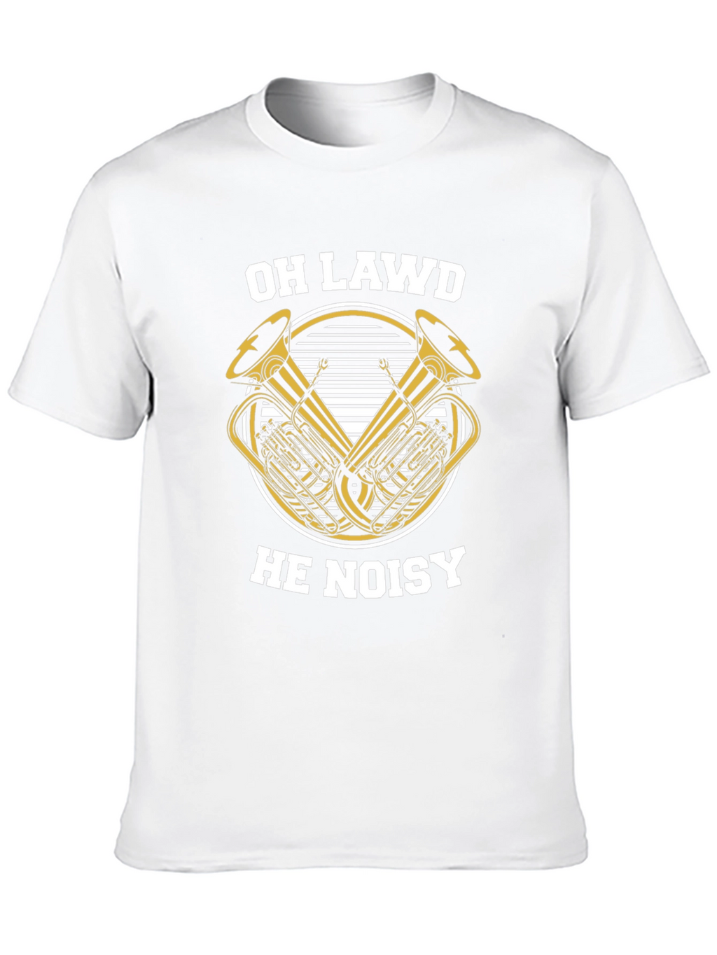 Oh Lawd He Noisy Tuba Graphic Tee